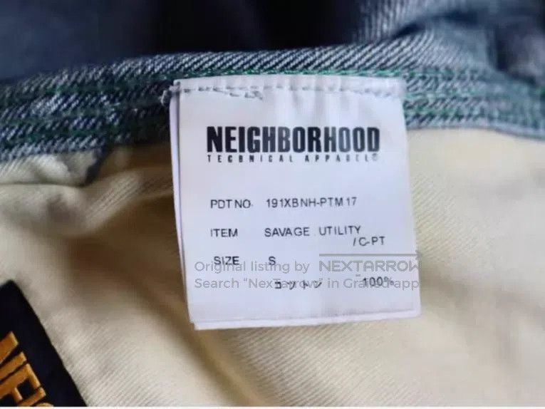 Neighborhood Neighborhood size S Splattered Washed Denim Jeans Size US 28 / EU 44 - 7 Thumbnail