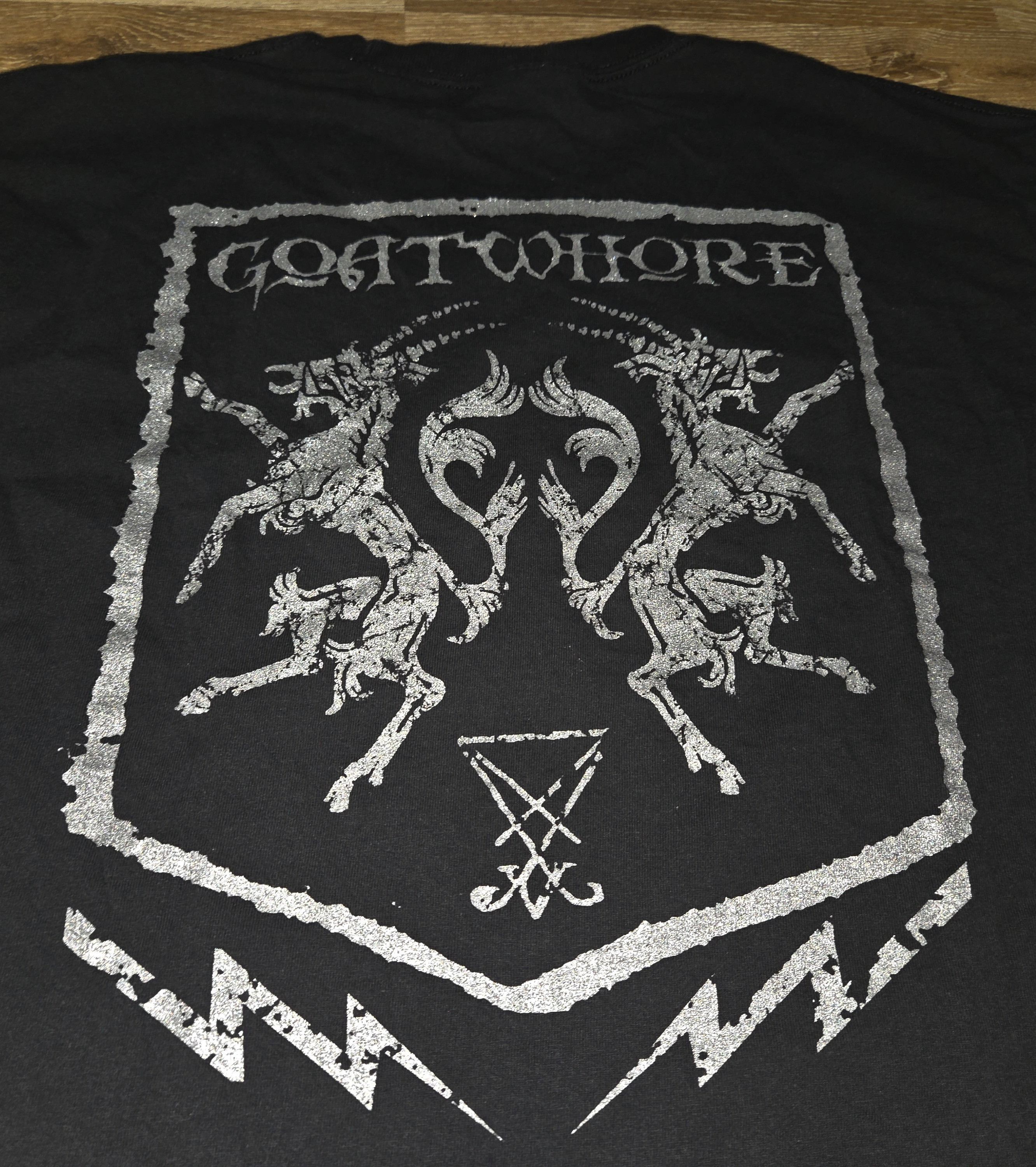 Band Tees Vintage Black Metal Band GOATWHORE Jagermeister T Shirt Size US L / EU 52-54 / 3 - 7 Thumbnail