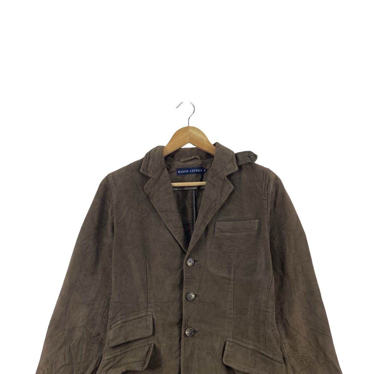 Polo Ralph Lauren Vintage RALPH LAUREN Suede Style Blazer Jacket Casual Size XS / US 0-2 / IT 36-38 - 2 Thumbnail