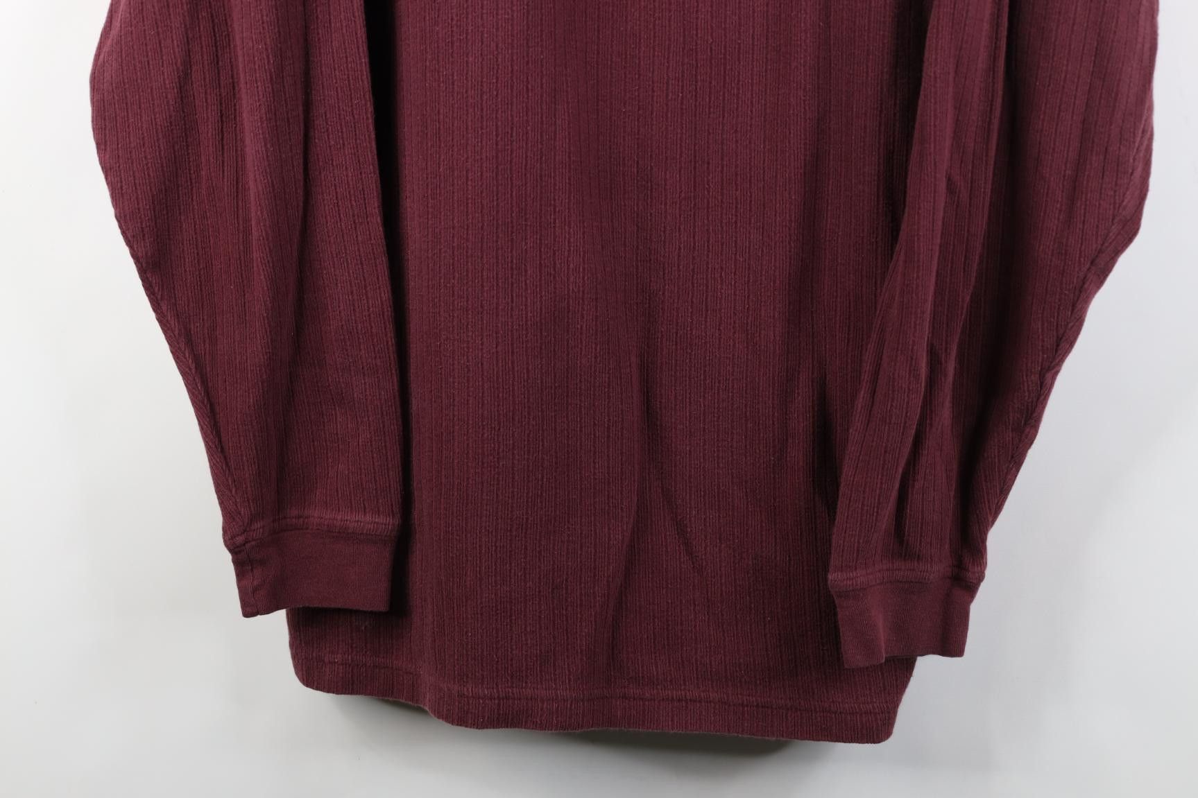 Vintage Vintage 90s Streetwear Thermal Ribbed Knit Henley T-Shirt Size US XL / EU 56 / 4 - 3 Thumbnail