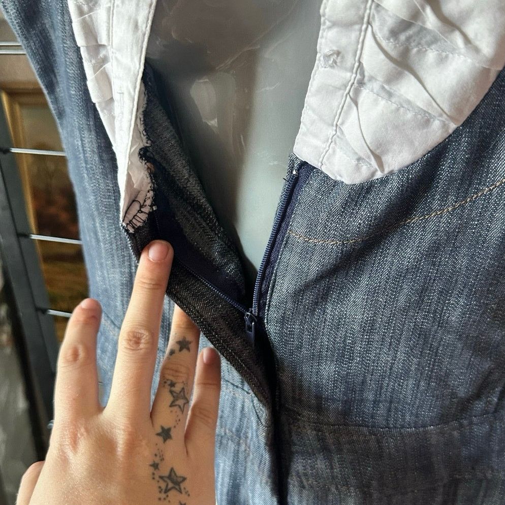 Other west 36 denim short sleeve romber y2k vintage Size 32" / US 10 / IT 46 - 2 Thumbnail