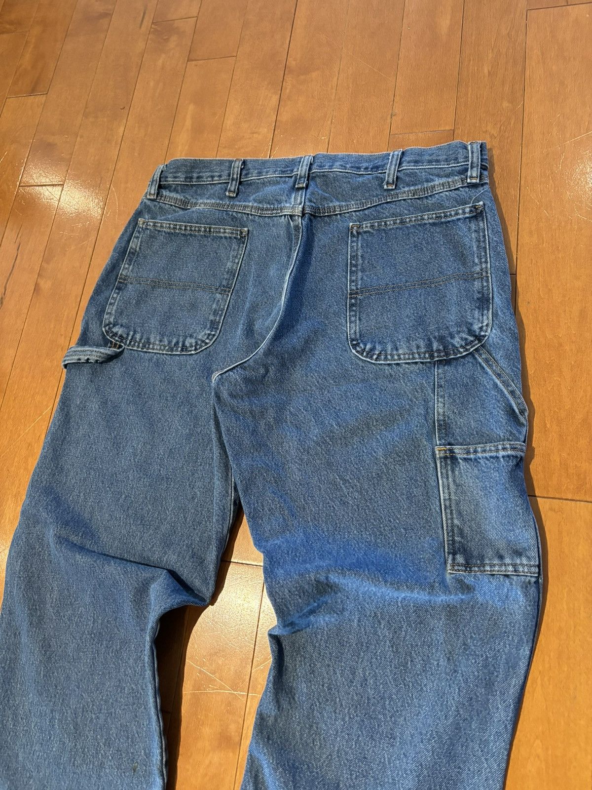 Rustler × Vintage BAGGY RUSTLER CARPENTER JEANS Size US 36 / EU 52 - 3 Thumbnail