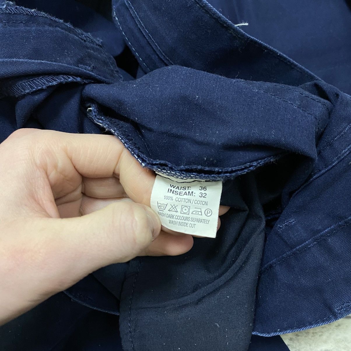 Yves Saint Laurent Vintage Yves Saint Laurent YSL Pants Chino Big Logo Baggy Size US 36 / EU 52 - 11 Thumbnail