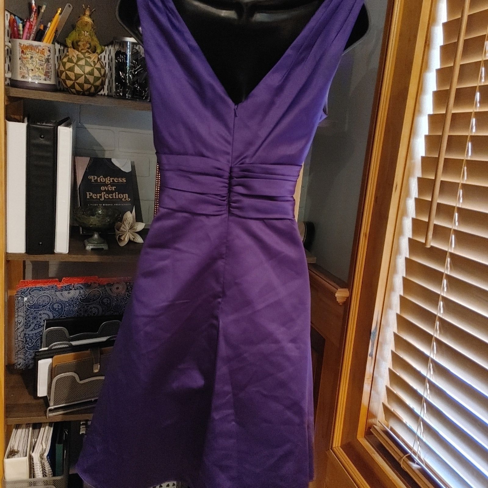 Other Purple Bridesmaid/Party Dress by David's Bridal Size M / US 6-8 / IT 42-44 - 3 Thumbnail