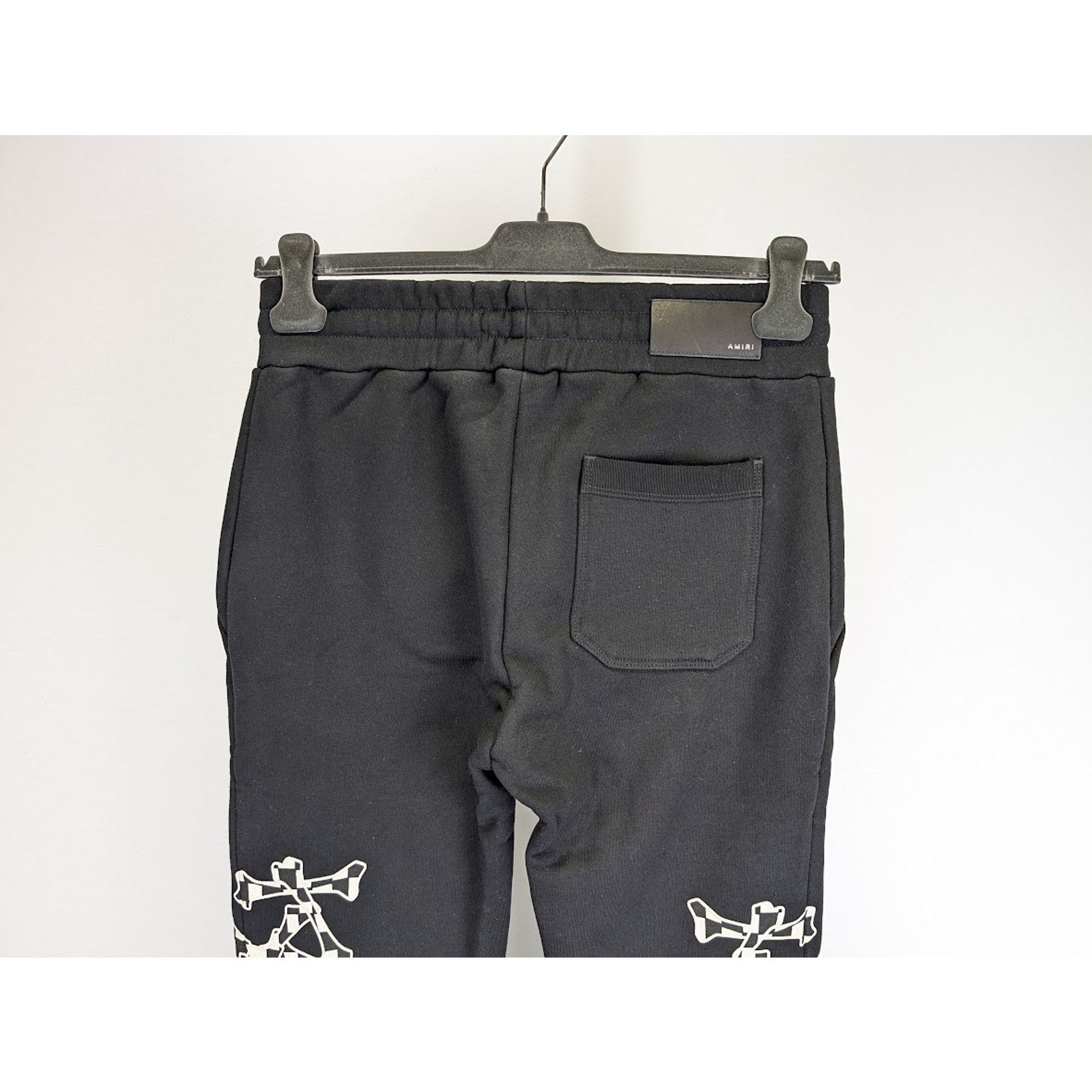 Amiri o1rshd1 Checkered Bones Sweatpants in Black Size US 36 / EU 52 - 20 Thumbnail