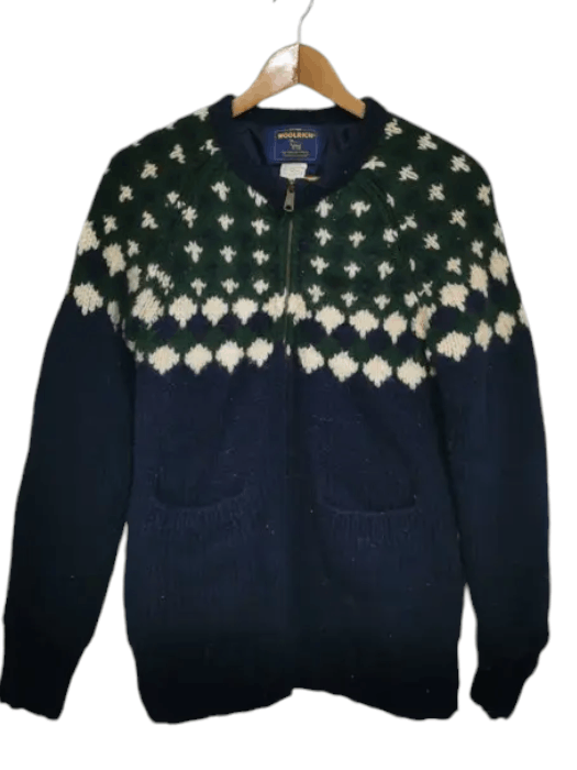 Vintage × Woolrich Woolen Mills Vintage Woolrich Pure Wool Knitwear Sweatshirt Size US M / EU 48-50 / 2 - 1 Thumbnail