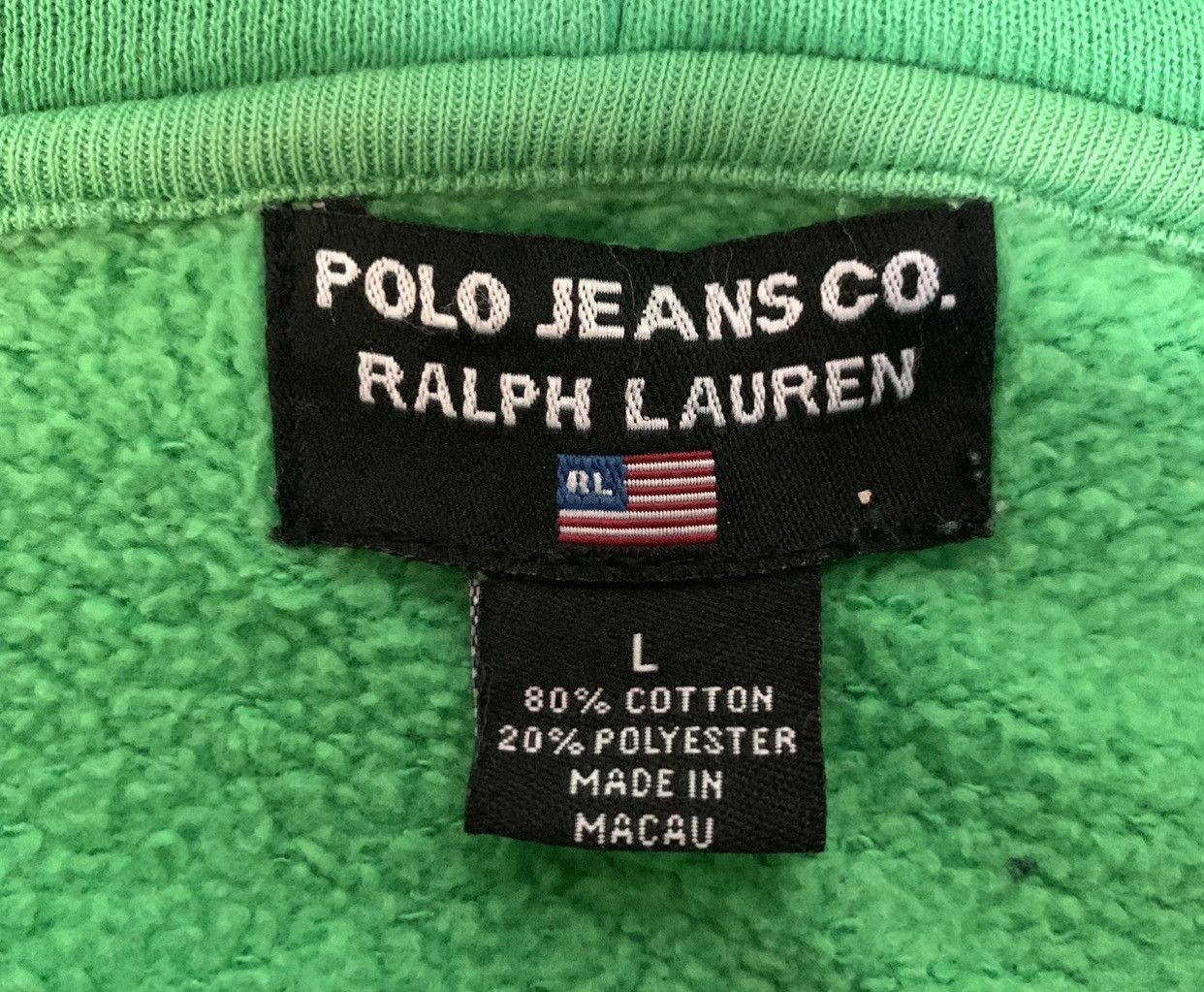 Polo Ralph Lauren × Ralph Lauren × Vintage Vintage Polo Jeans Ralph Lauren Zip Up Crop Top Hoodie Size US S / EU 44-46 / 1 - 8 Thumbnail