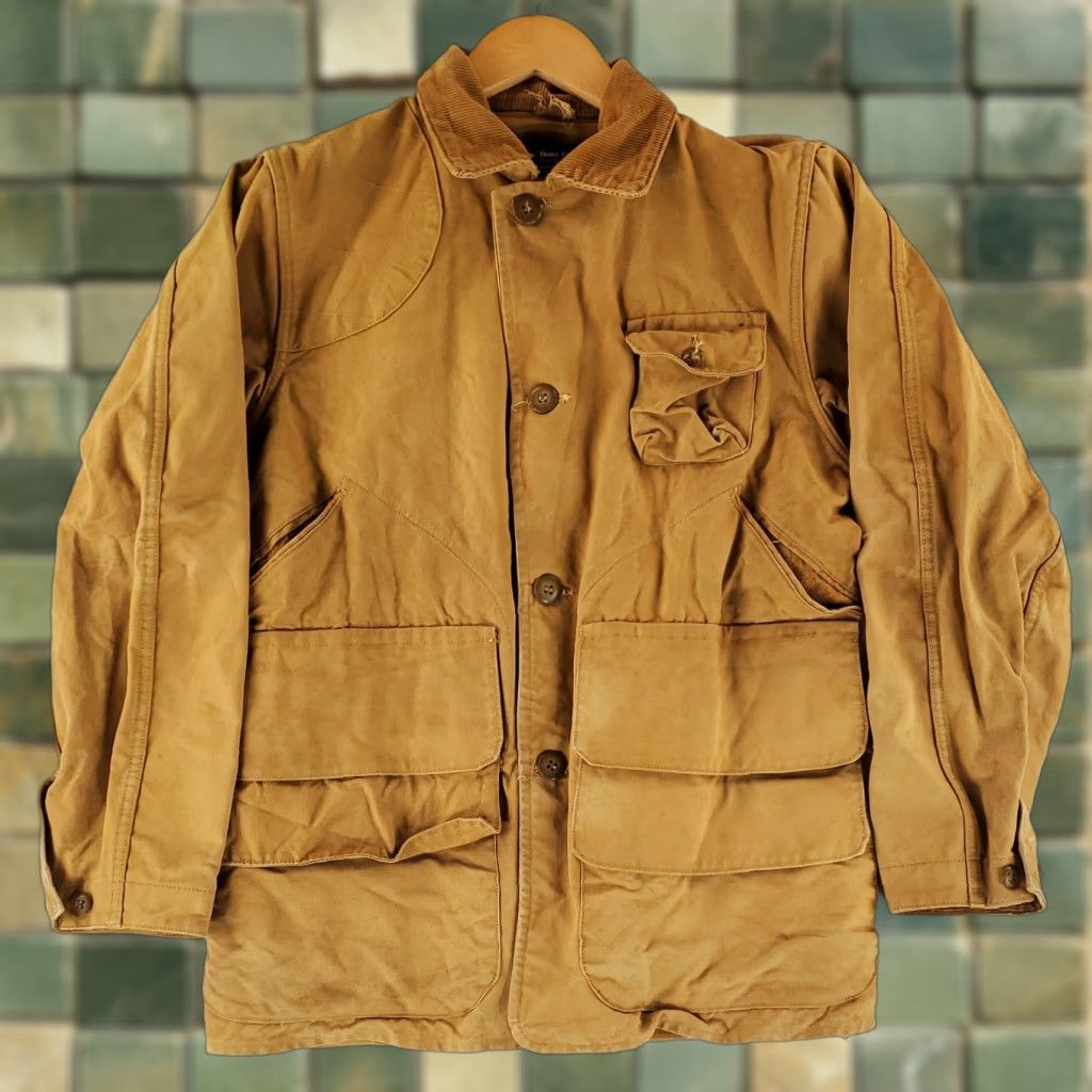 Vintage VINTAGE Red Head Jacket Hunting Field Brown Corduroy Collar Mens L Brown Hunting 50s Red Head Jacket Mens L Size US L / EU 52-54 / 3 - 1 Thumbnail