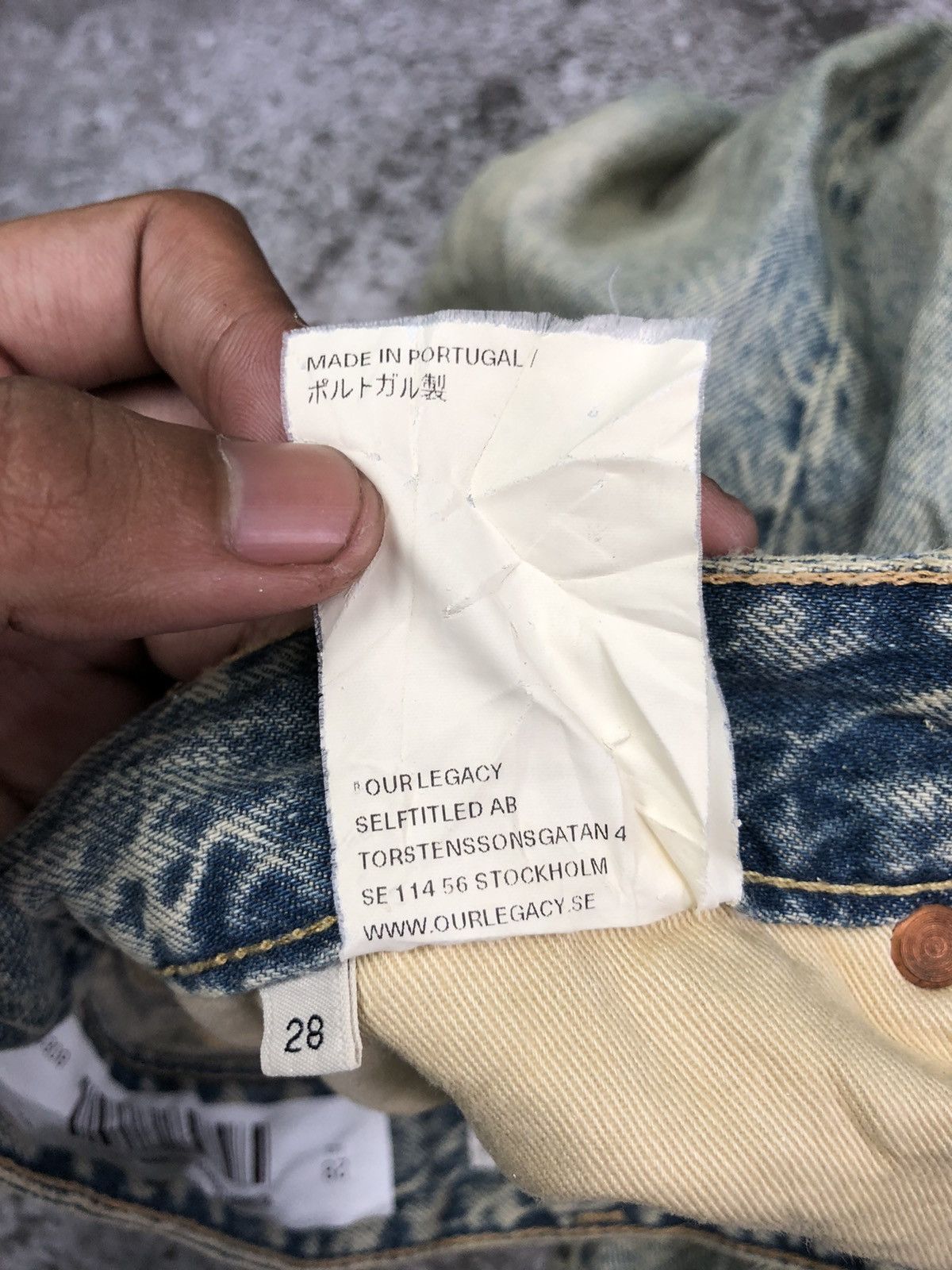 Our Legacy Our Legacy Denim Pants Size US 30 / EU 46 - 13 Thumbnail