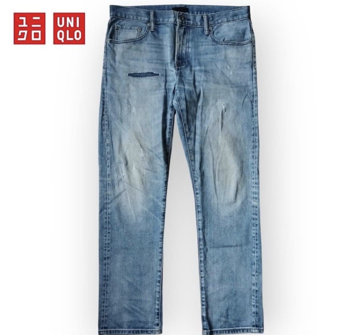 Uniqlo Combo Uniqlo jeans salvaged Size US 34 / EU 50 - 3 Thumbnail