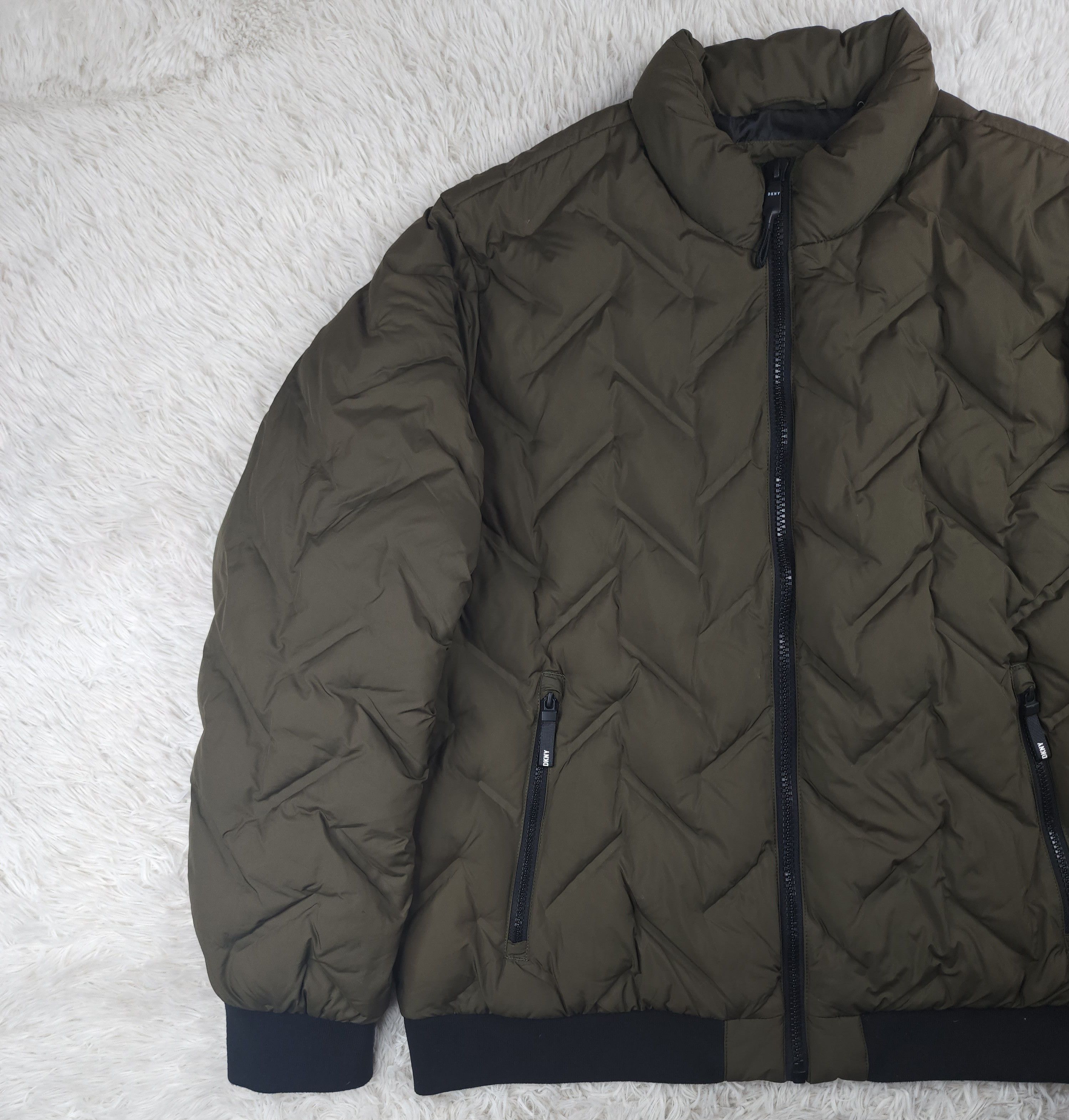 DKNY DKNY olive man puffer jacket Size US XL / EU 56 / 4 - 4 Thumbnail