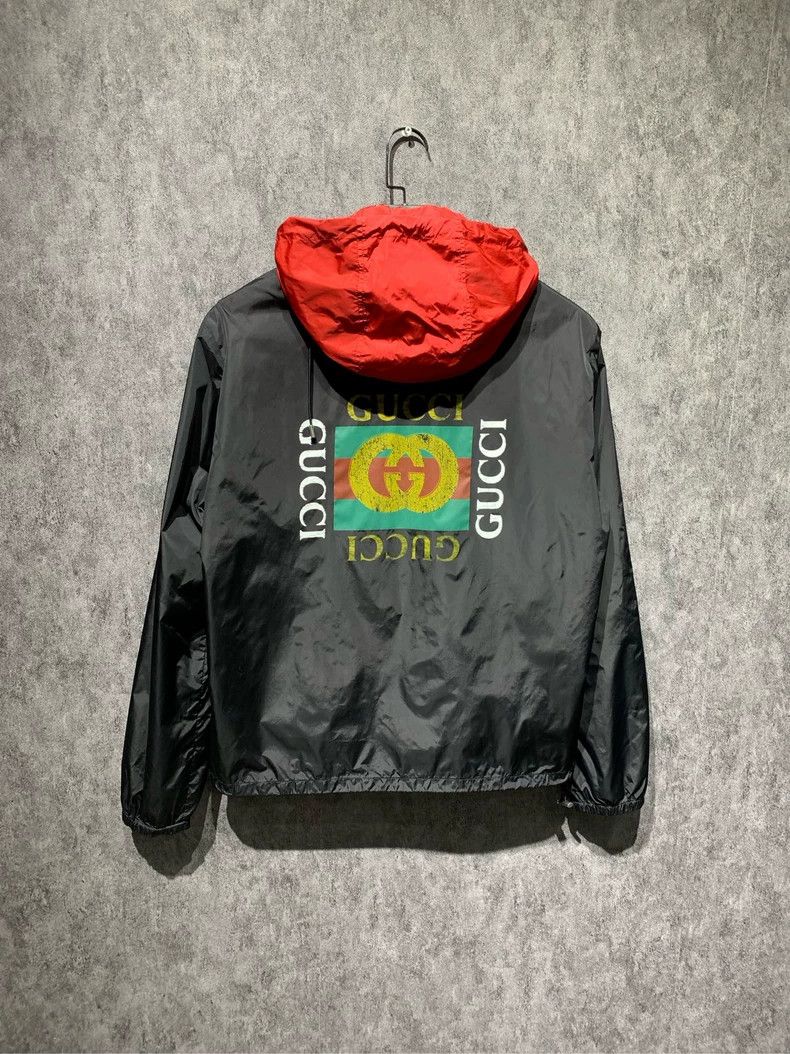 Gucci Gucci Black hooded stitching zipper jacket 2501-Nextarrow Size US M / EU 48-50 / 2 - 2 Thumbnail