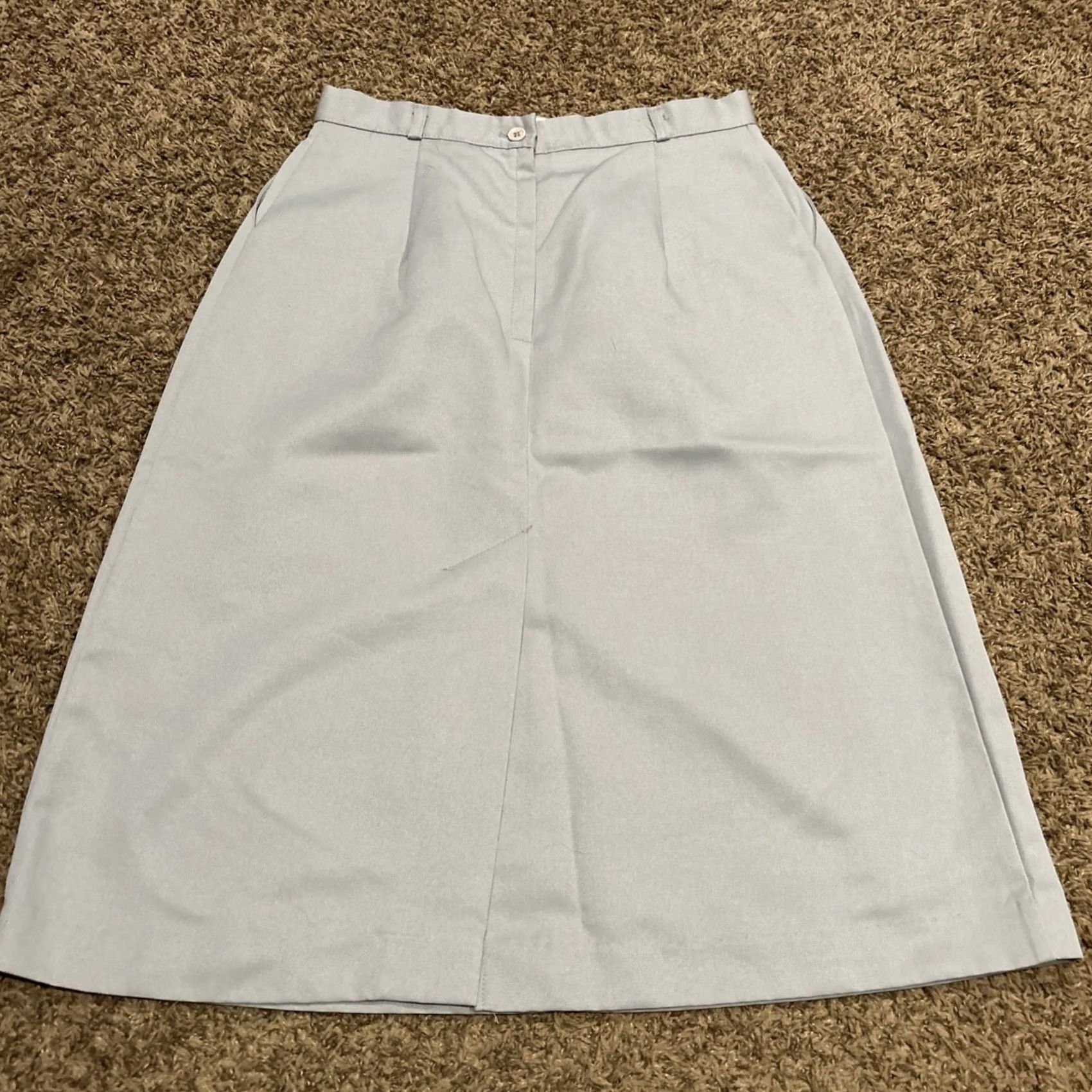 Greats VINTAGE Great Connections Skirt Womens Size 13 Gray Polyester VTG A27 Size 34" / US 12 / IT 48 - 3 Thumbnail