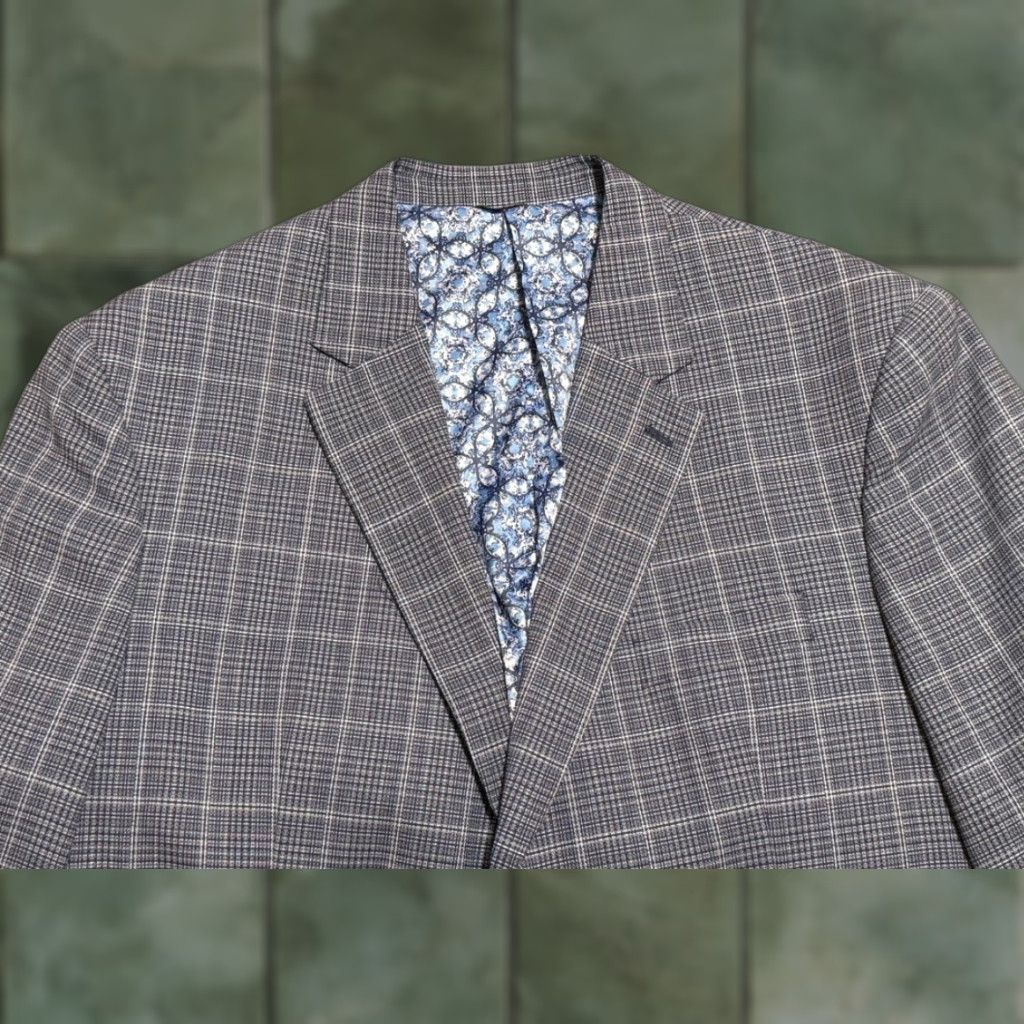 Vintage Oak Hill NWOT Sport Coat Men 2XL Blue Plaid Jacket Classic Mens Size US XXL / EU 58 / 5 - 1 Thumbnail