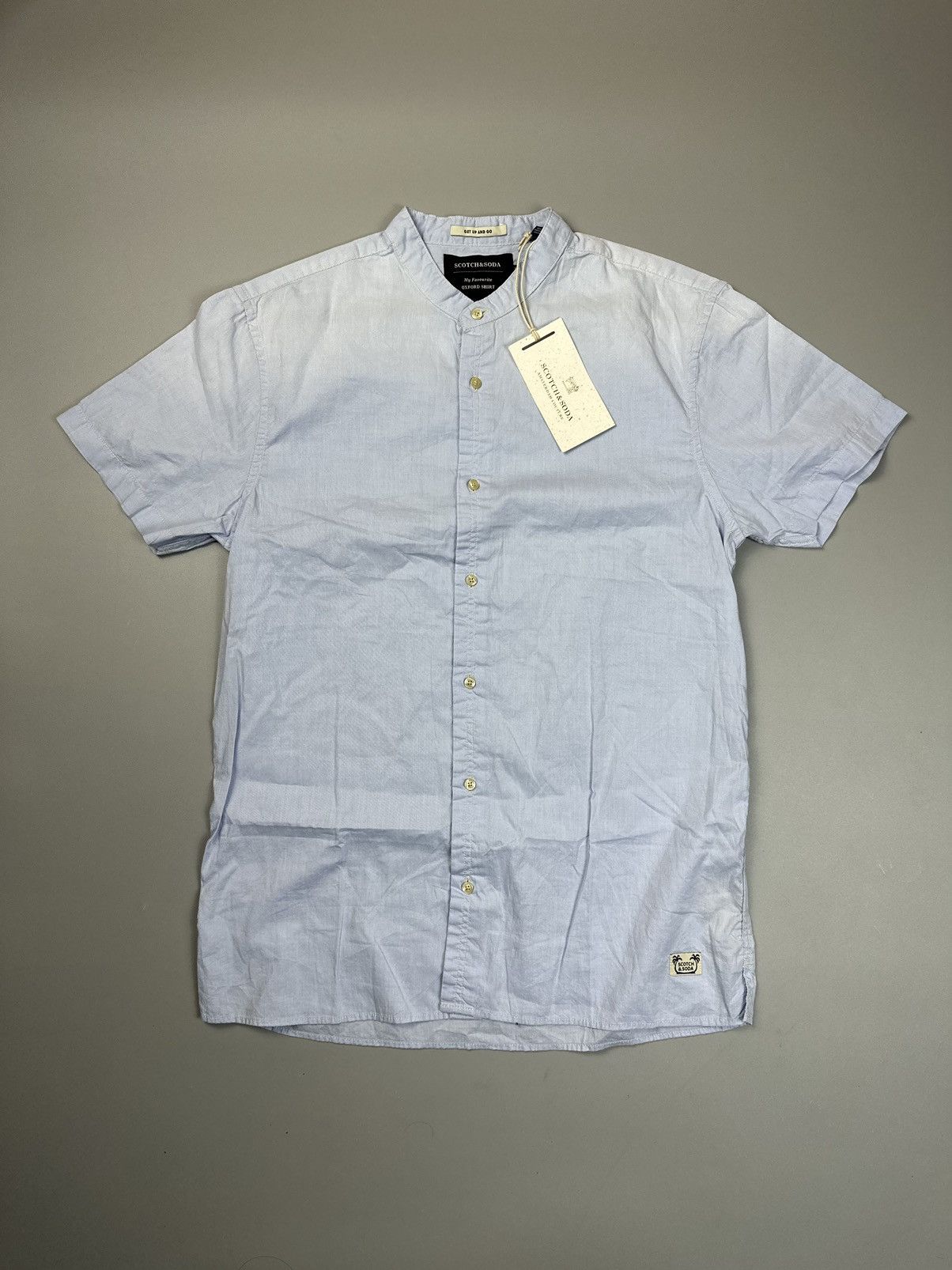 Scotch & Soda Scotch&Soda Light Blue Short sleeve buttoned shirt Size US M / EU 48-50 / 2 - 1 Thumbnail