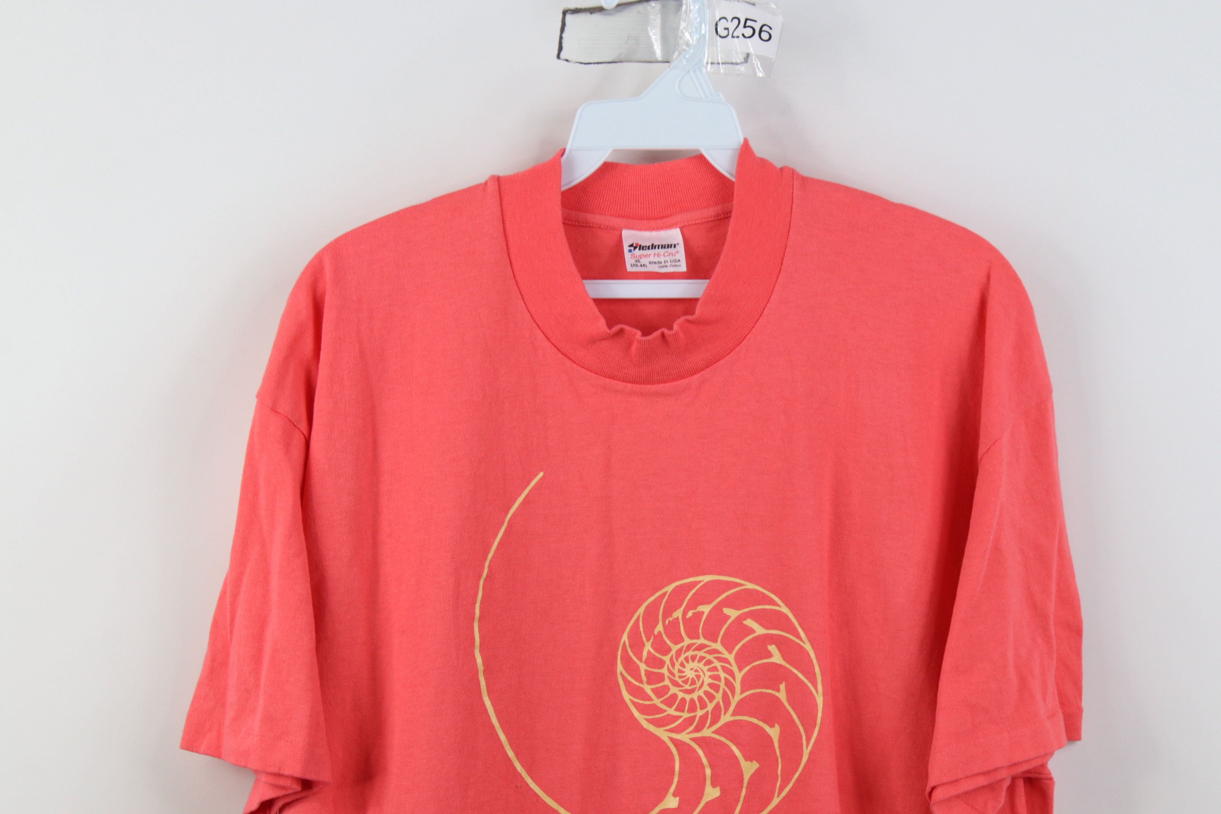 Vintage Vintage 70s 80s Fibonacci Golden Short Sleeve T-Shirt Size US XL / EU 56 / 4 - 2 Thumbnail