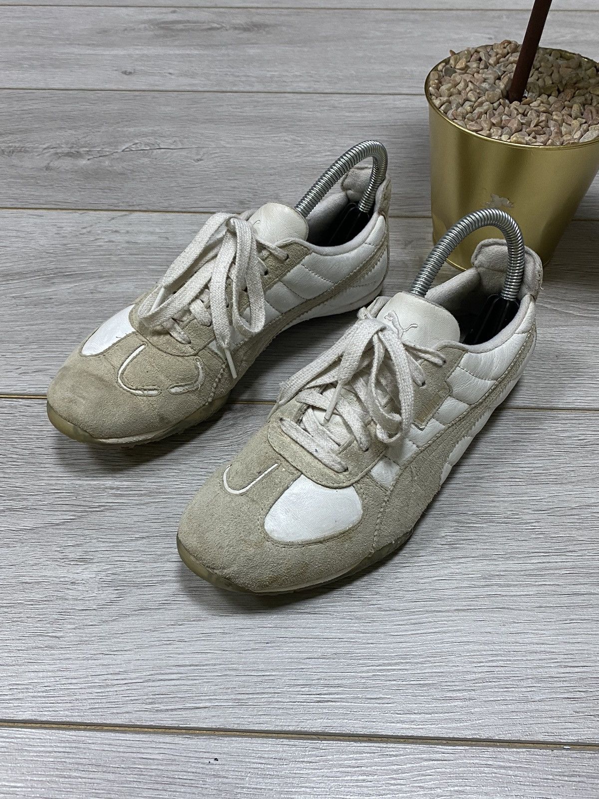 Puma Puma big logo sneakers leather Size US 7 / IT 37 - 2 Thumbnail