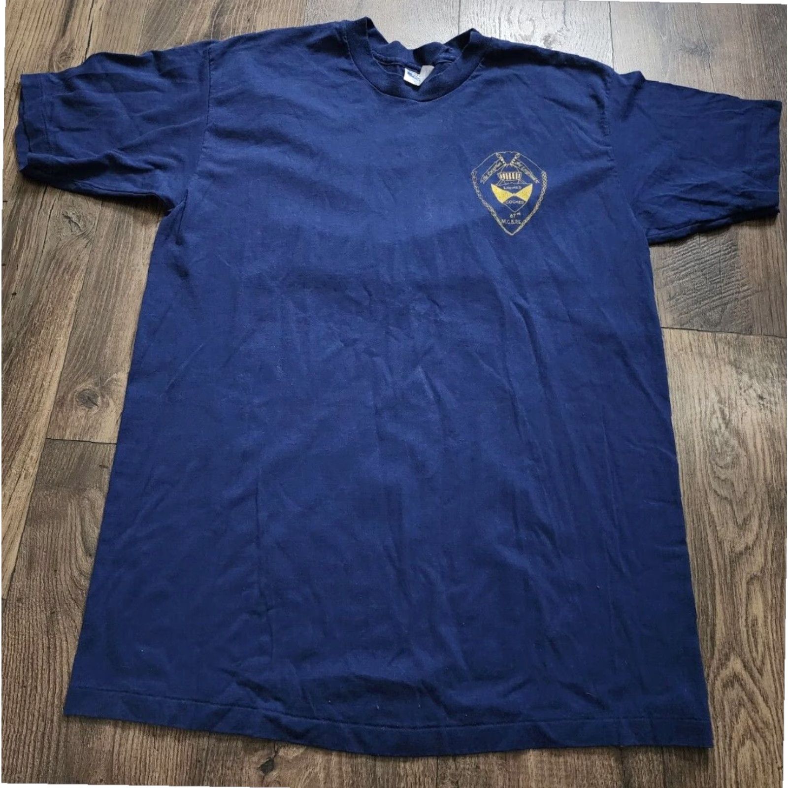 Hanes VINTAGE Hanes Mens XL Long Sleeve Blue T Shirt Size US XL / EU 56 / 4 - 2 Thumbnail