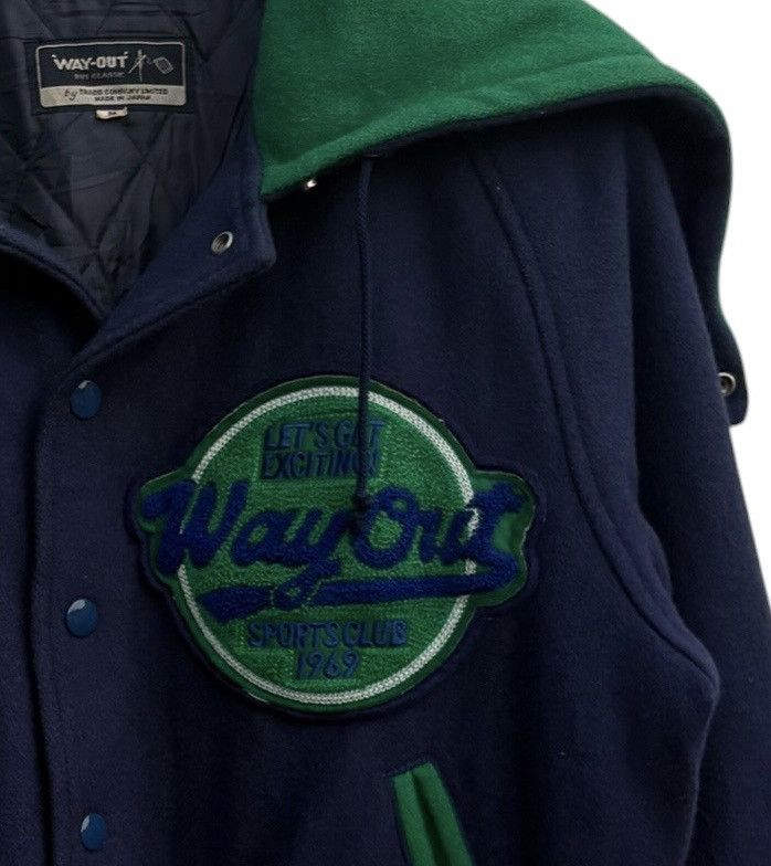 Japanese Brand Vintage Way-Out Japan Sports Club Hoodie Varsity Jacket Size US S / EU 44-46 / 1 - 3 Thumbnail