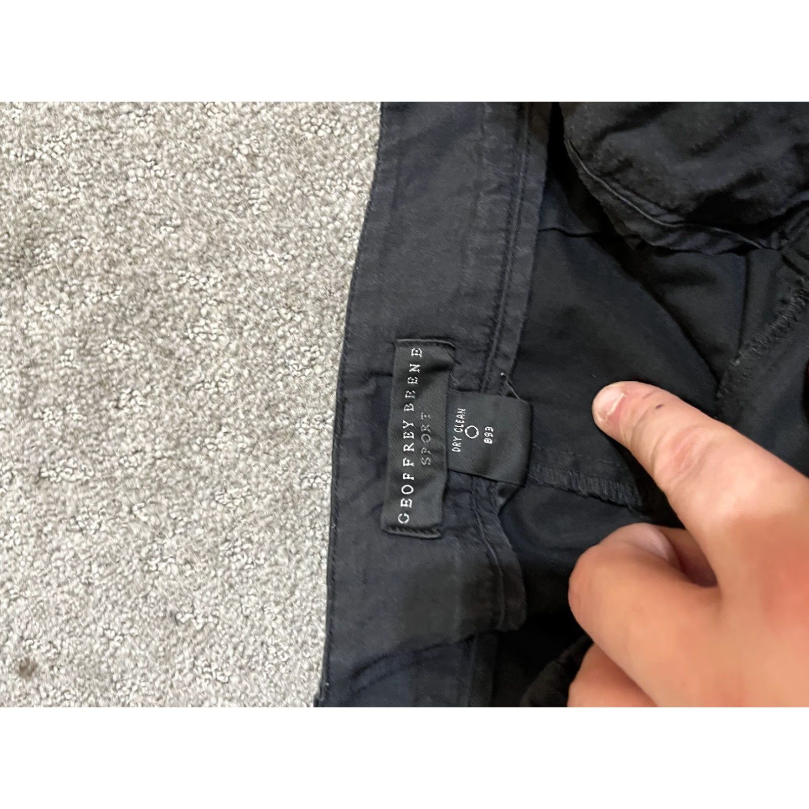 Geoffrey Beene Geoffrey Beene Sport Black Flat Front Bermuda Shorts Size 2 Size US 4.5 / IT 34.5 - 3 Thumbnail
