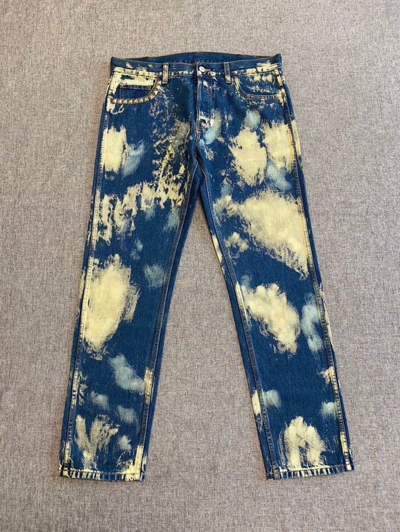 Gucci Gucci Tie-dyed printed riveted jeans 2502-Nextarrow Size US 34 / EU 50 - 1 Thumbnail