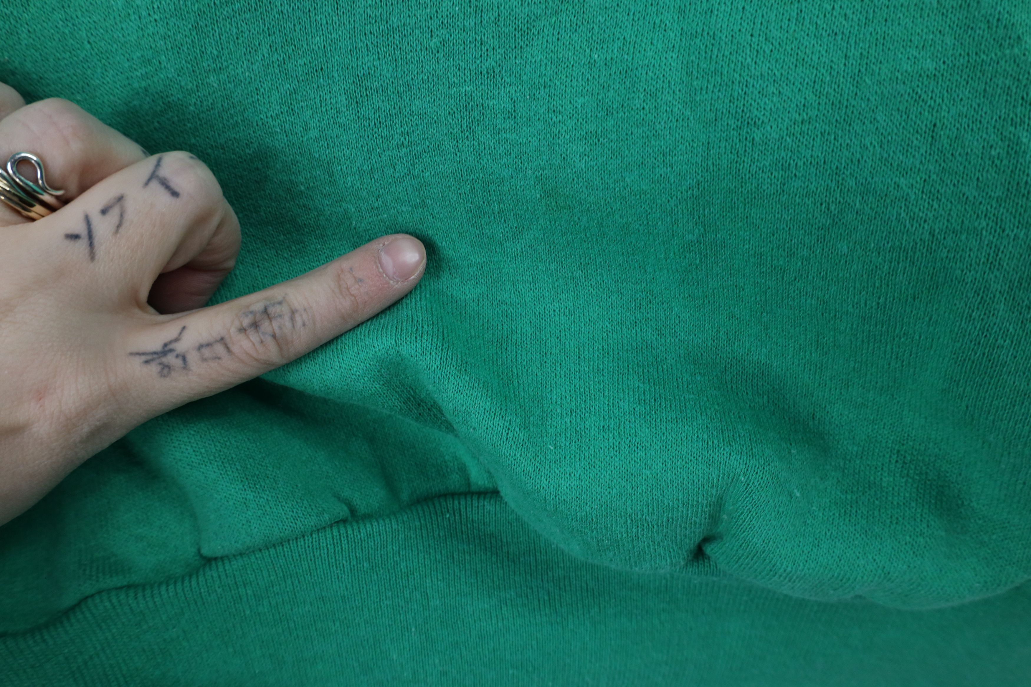 Vintage Vintage 70s Streetwear Raglan Crewneck Sweatshirt Green USA Size US M / EU 48-50 / 2 - 5 Thumbnail
