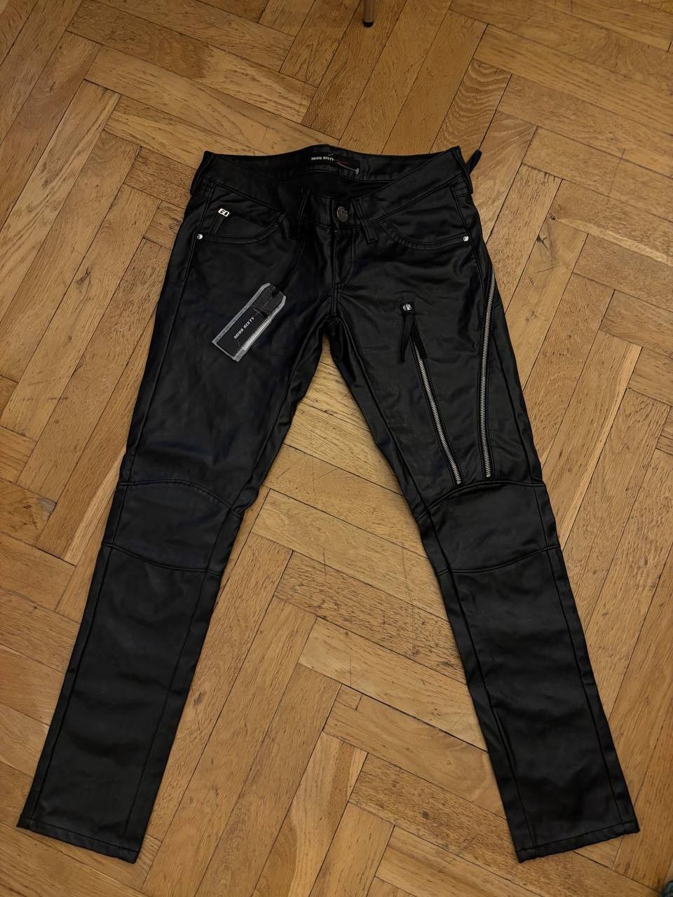 Miss Sixty Miss sixty leather women pants NEW Y2K style Size 30" / US 8 / IT 44 - 1 Thumbnail
