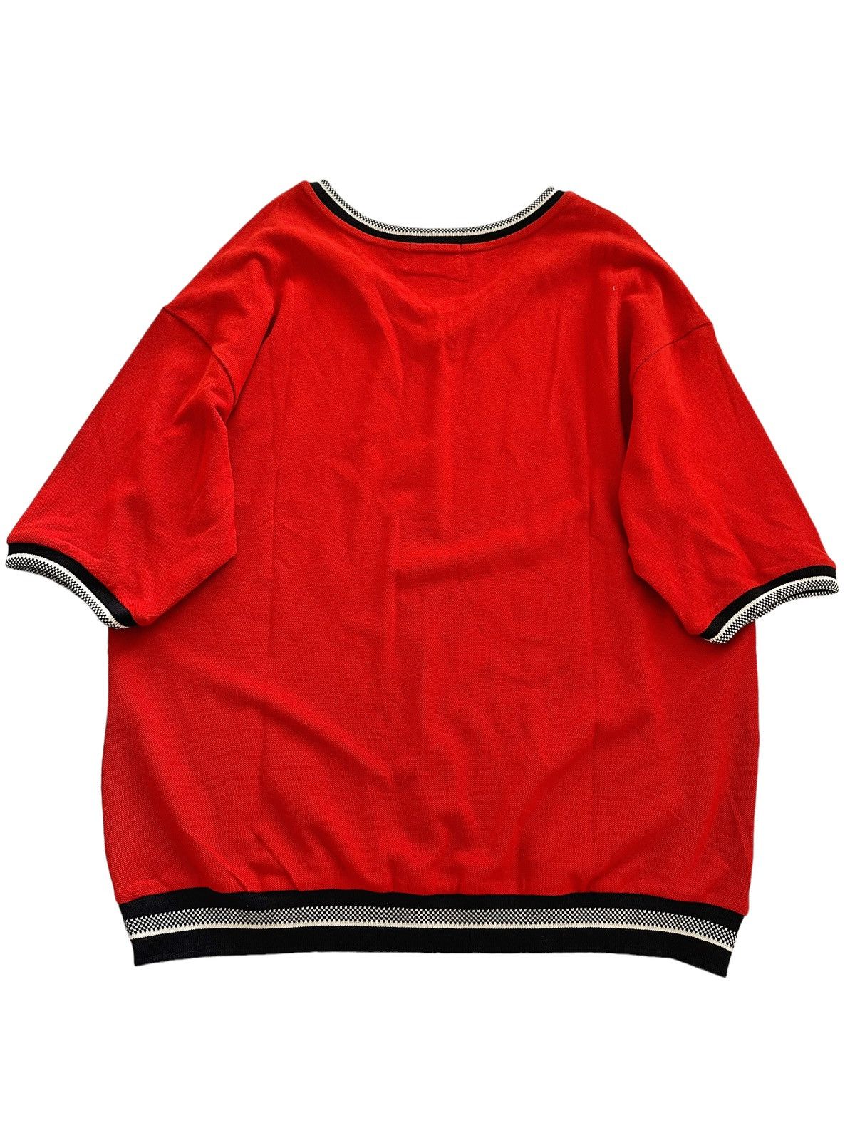 Enfants Riches Deprimes FW2018 Runway Red Layer Pique V Knit Size US XL / EU 56 / 4 - 4 Thumbnail