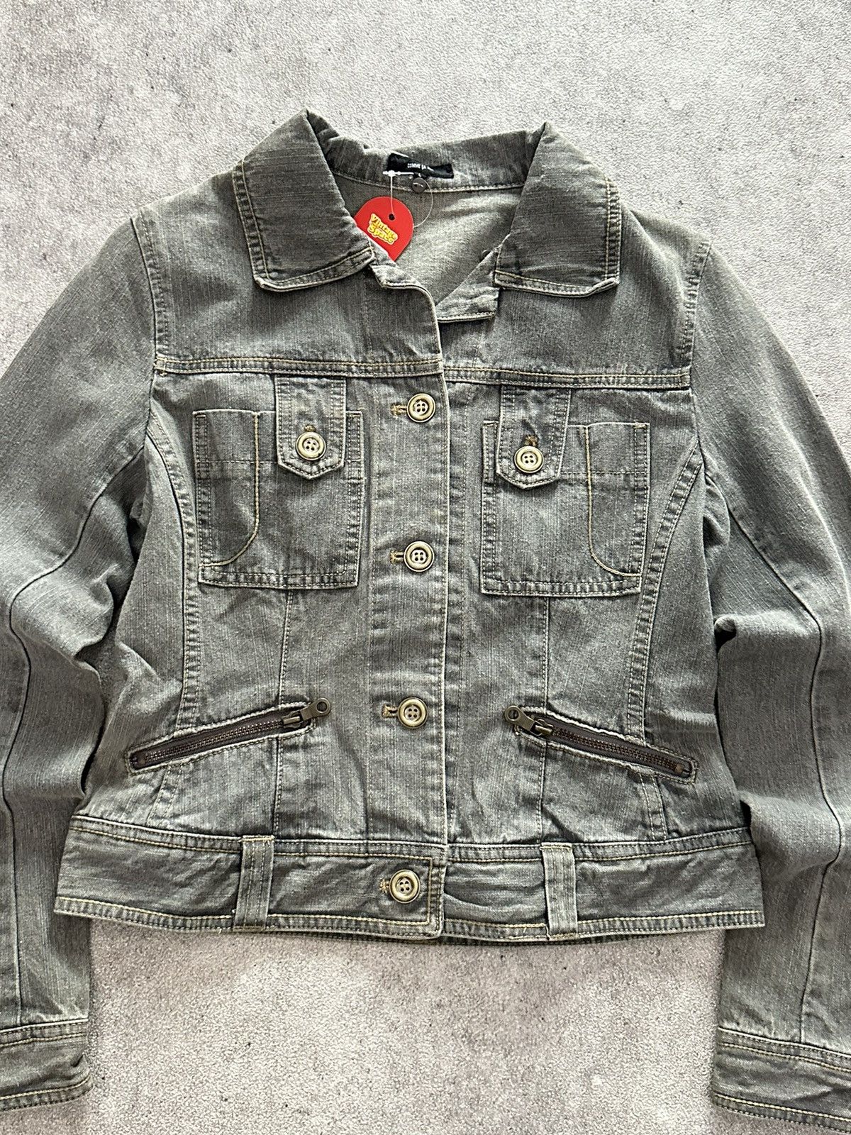 If Six Was Nine 90s Japanese Comme ca ism Multipocket Denim Jacket lgb Size US S / EU 44-46 / 1 - 4 Thumbnail