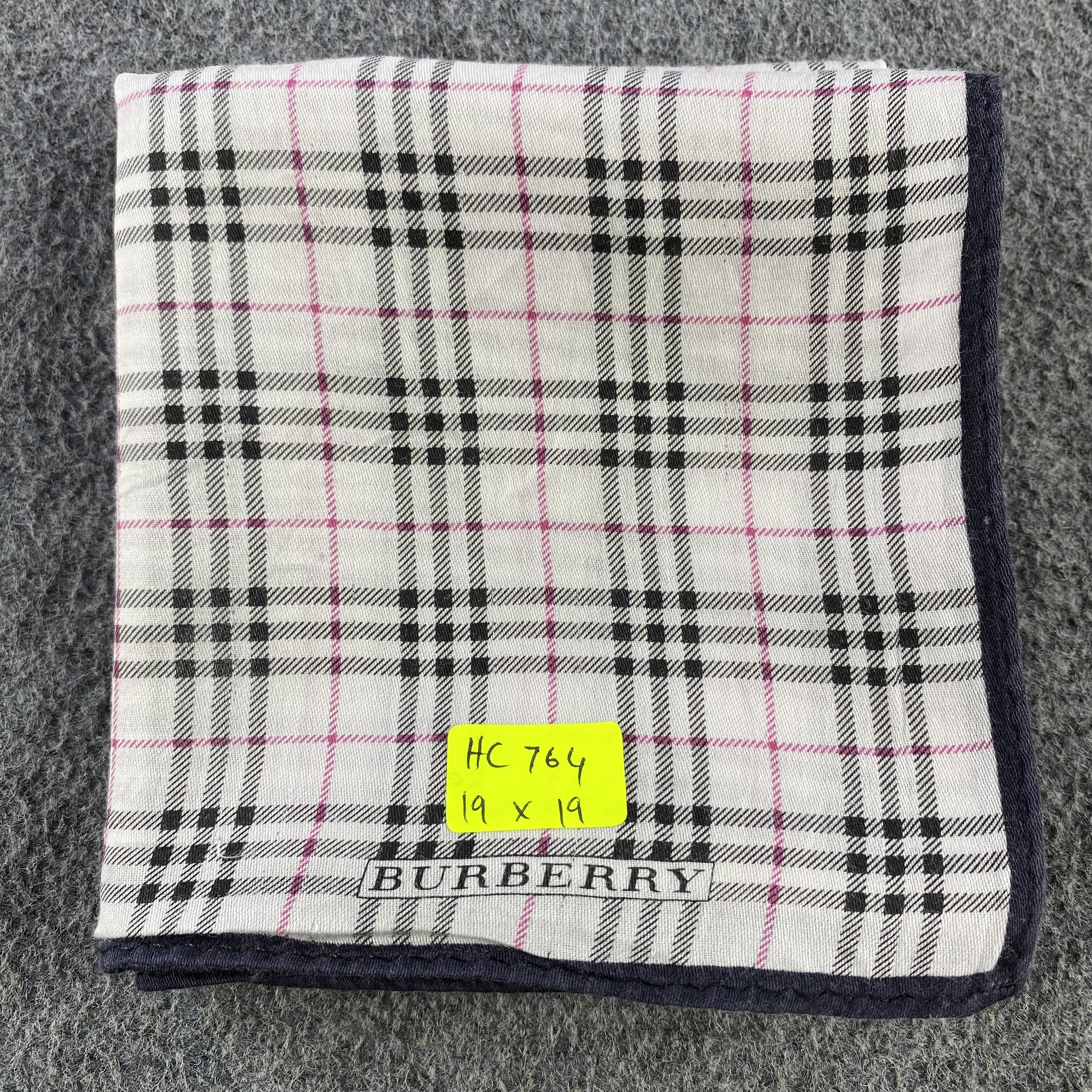 Burberry × Vintage Burberry Handkerchief/Neckerchief/Bandana HC764 Size ONE SIZE - 5 Thumbnail