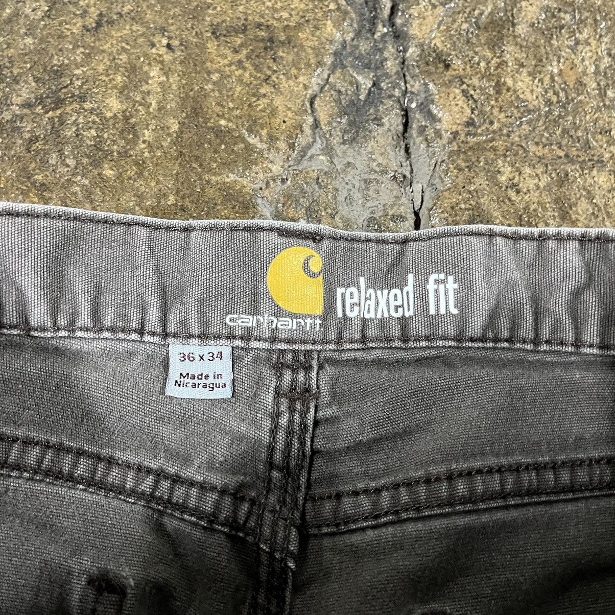 Carhartt × Vintage Crazy Vintage Carhartt Carpenter Pants Faded Workwear Skater Size US 36 / EU 52 - 9 Thumbnail