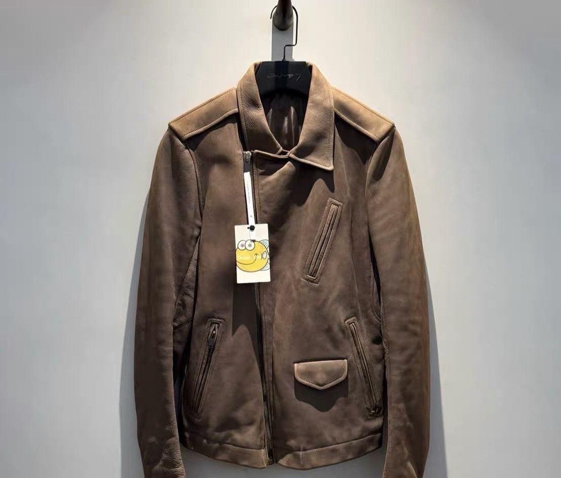 Rick Owens Rick Owens mainline bull leather motorcycle jacket Size US L / EU 52-54 / 3 - 1 Thumbnail