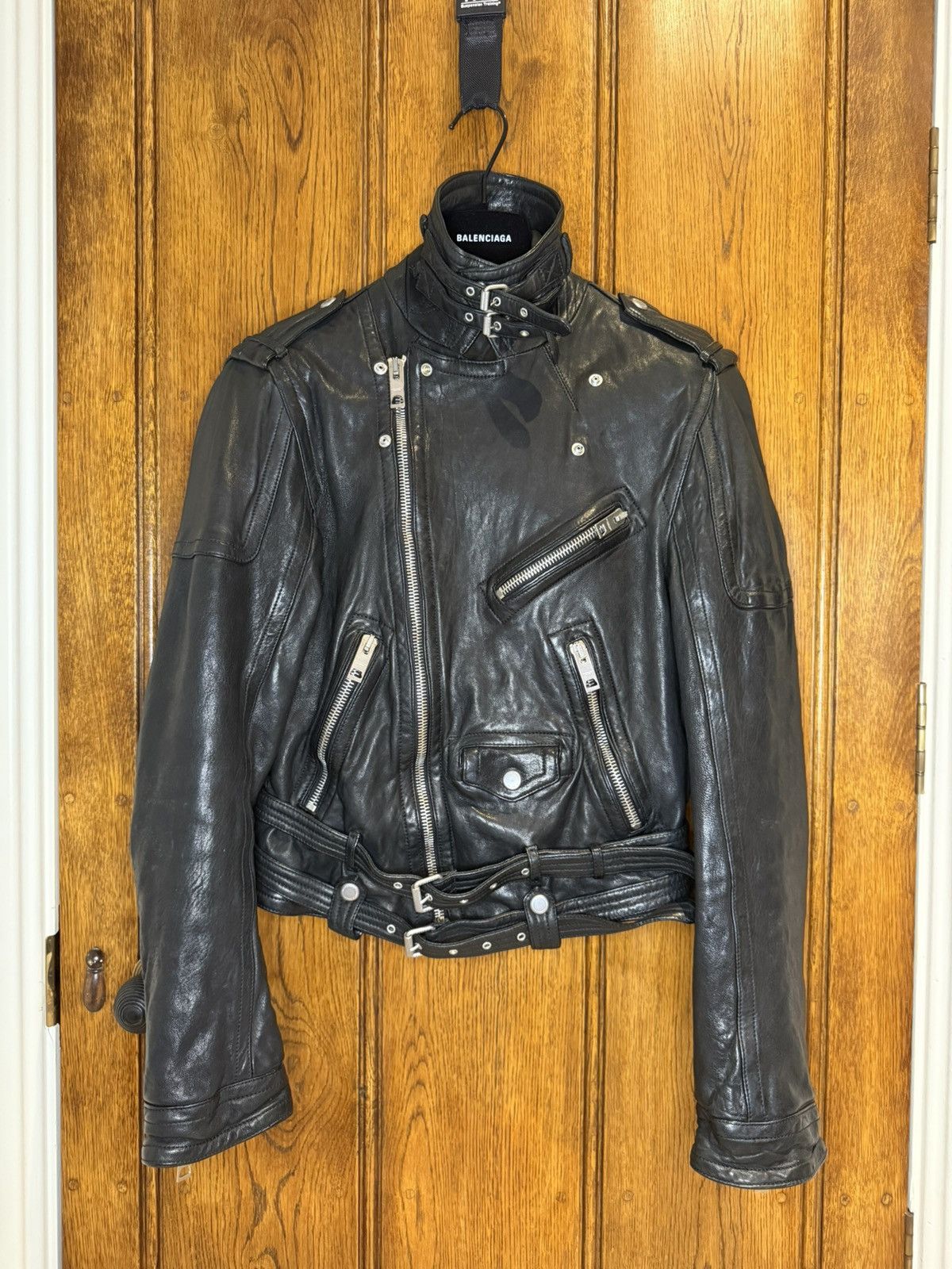 Burberry Prorsum SS11 Burberry Prorsum Burberry Bailey biker leather jacket Size US M / EU 48-50 / 2 - 9 Thumbnail