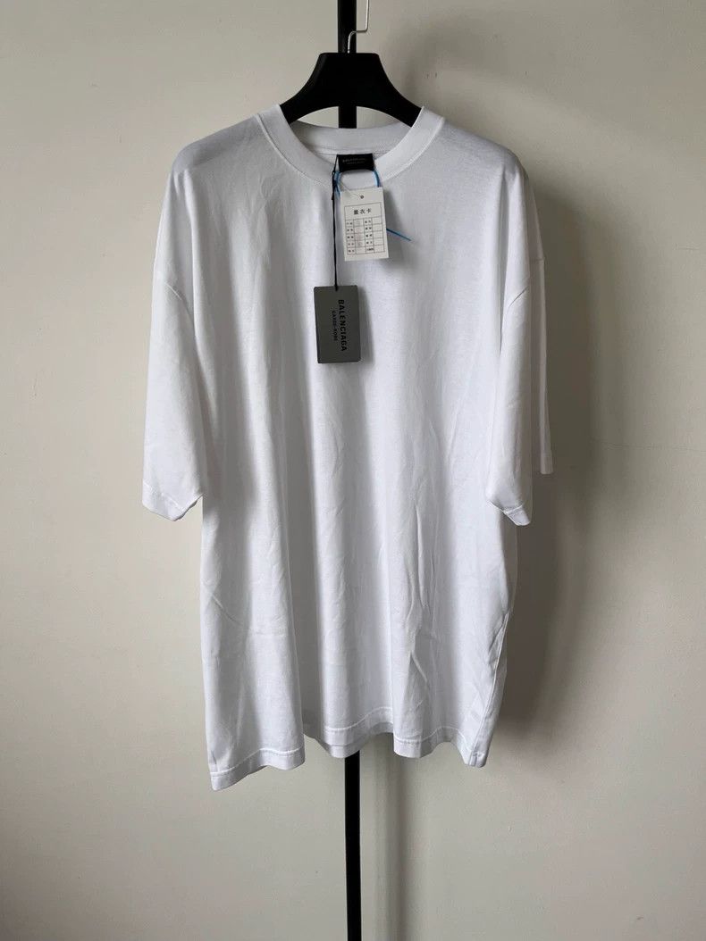 Balenciaga Balenciaga Letter Logo geometric print crewneck T-shirt Size L / US 10 / IT 46 - 2 Thumbnail