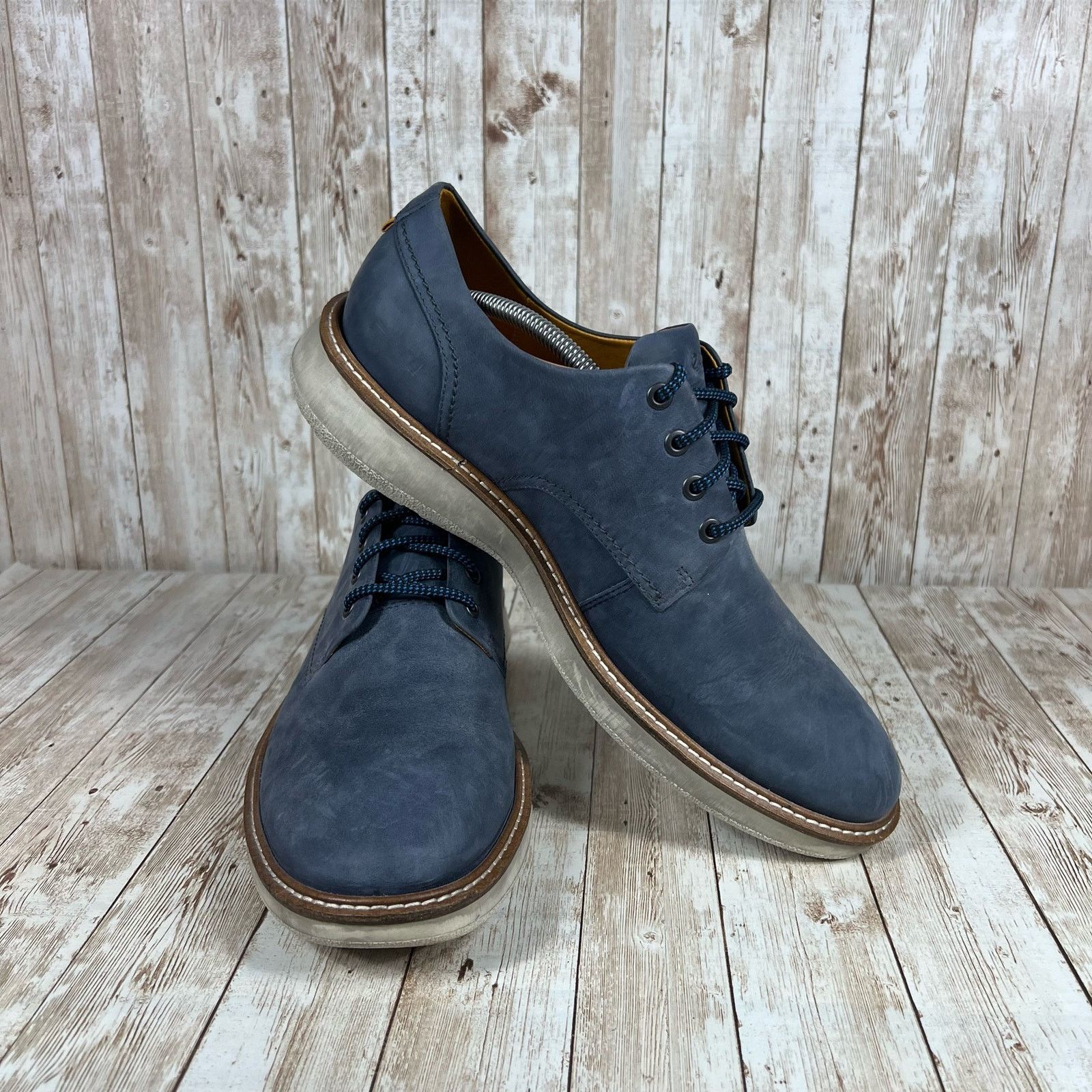 Ecco Ecco aurora dark blue oxfords Mens 11 Size US 11 / EU 44 - 6 Thumbnail