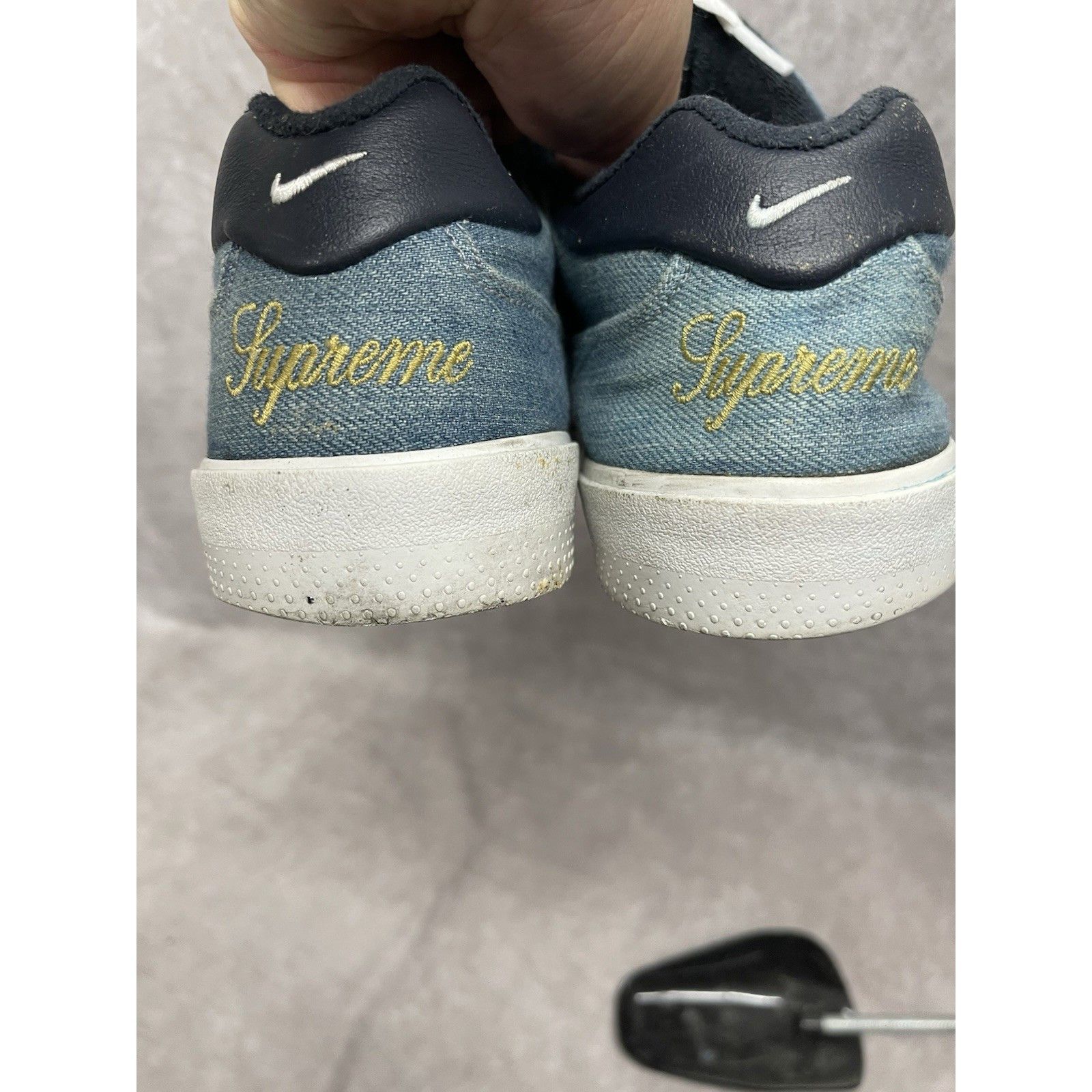 Nike Nike SB x Supreme GTS QS Denim Blue Shoes 2015 Men's Size 10 Size US 10.5 / EU 43-44 - 9 Thumbnail