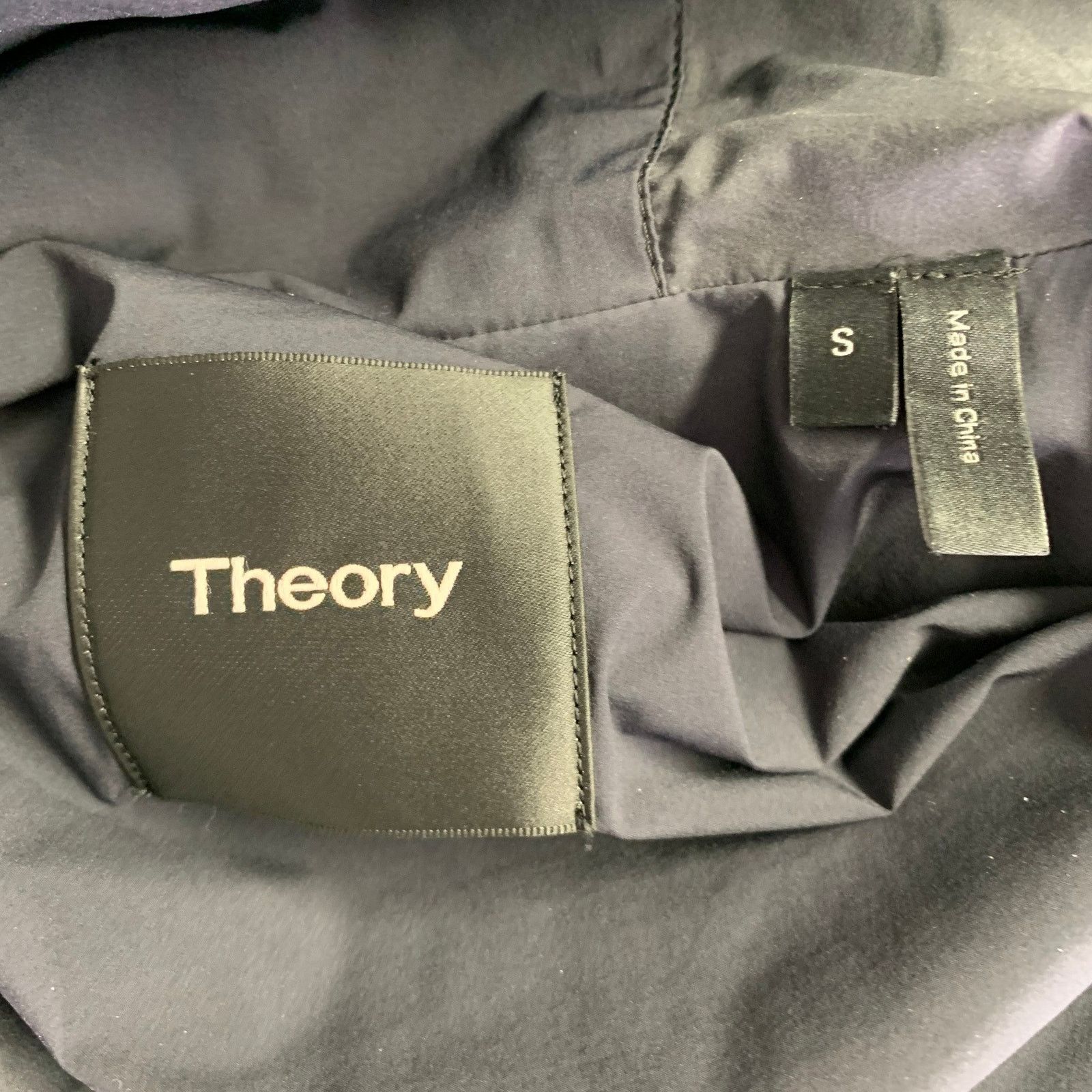 Theory THEORY Size S Black Nylon Blend Zip Pockets Jacket Size US S / EU 44-46 / 1 - 5 Thumbnail