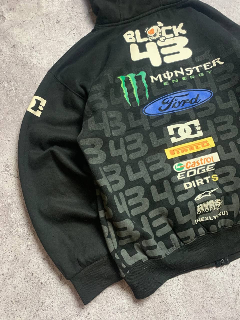DC Vintage DC Monster Energy Subaru Racing Zip Up Hoodie 90s Size US M / EU 48-50 / 2 - 10 Thumbnail