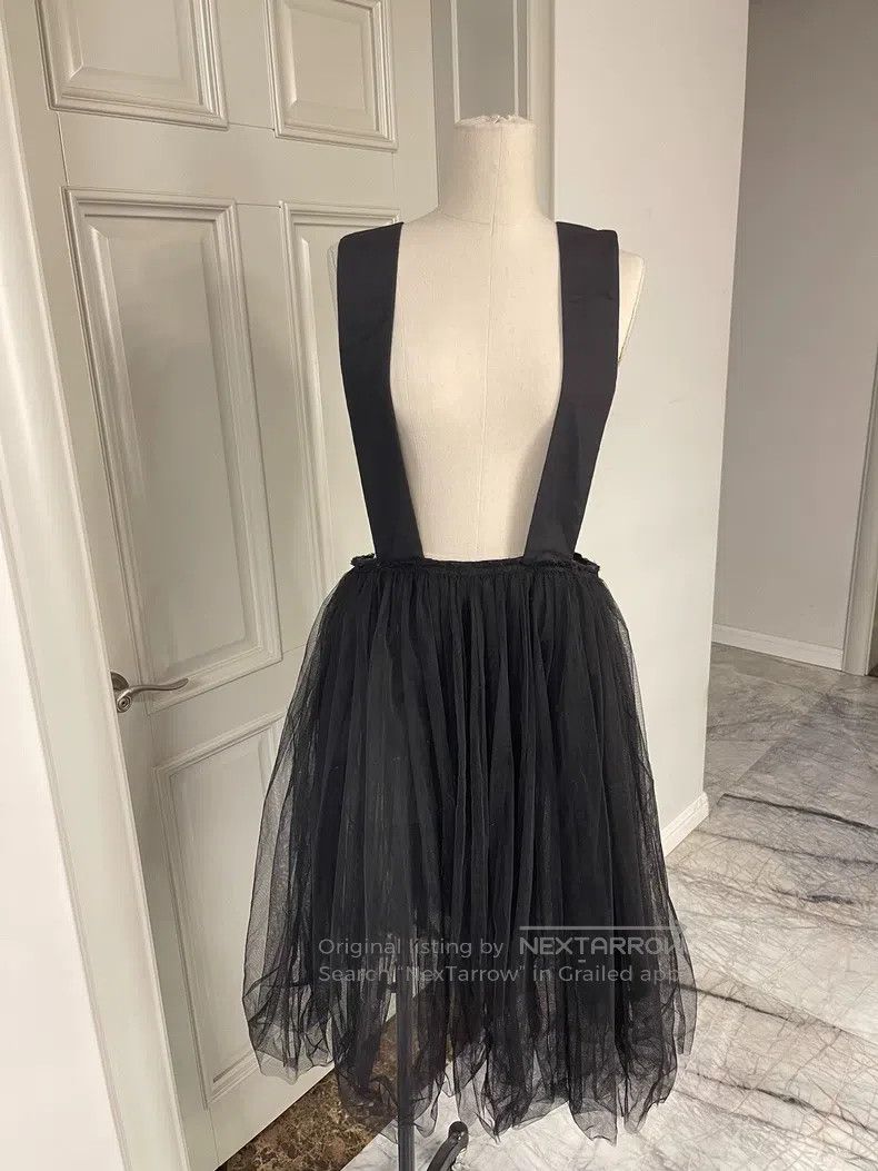 Comme des Garcons Comme des Garcons Black net strapless dress Size S / US 4 / IT 40 - 4 Thumbnail