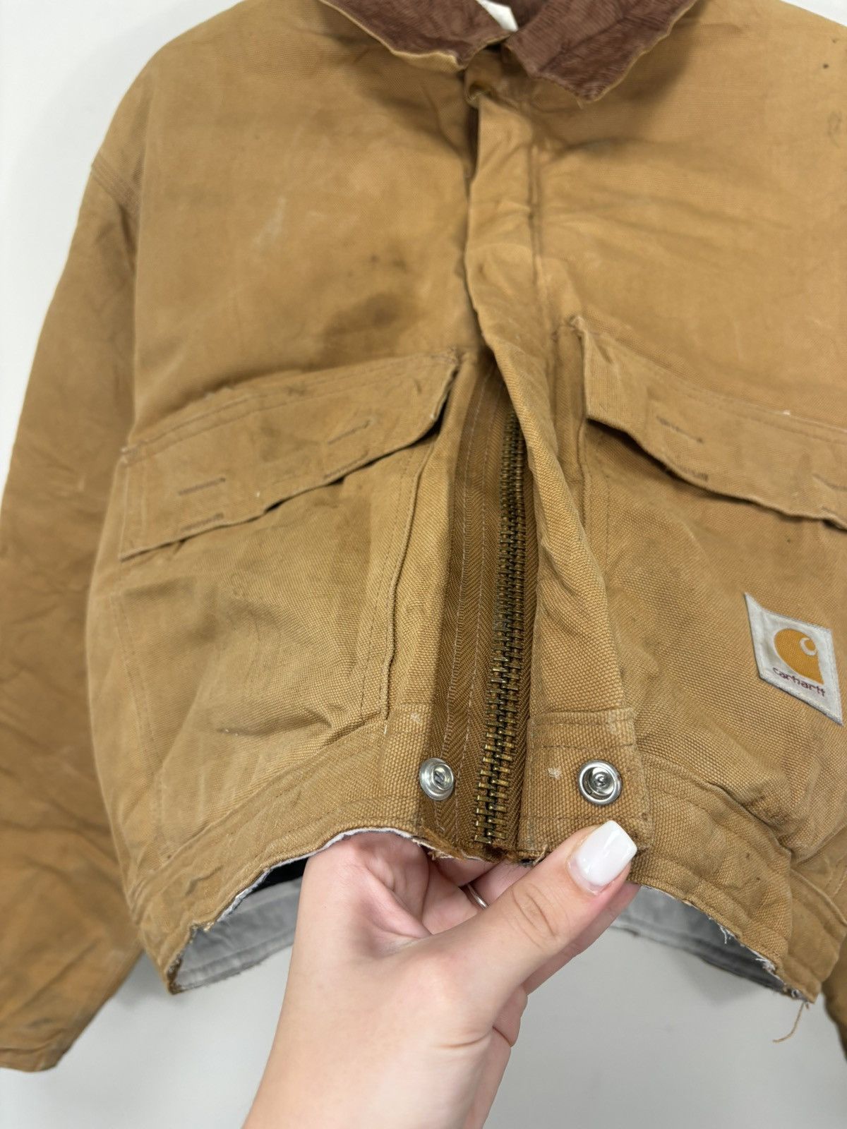 Carhartt Vintage Carhartt 90s USA Workwear Hype Boxy Cropped Jacket Size US M / EU 48-50 / 2 - 11 Thumbnail