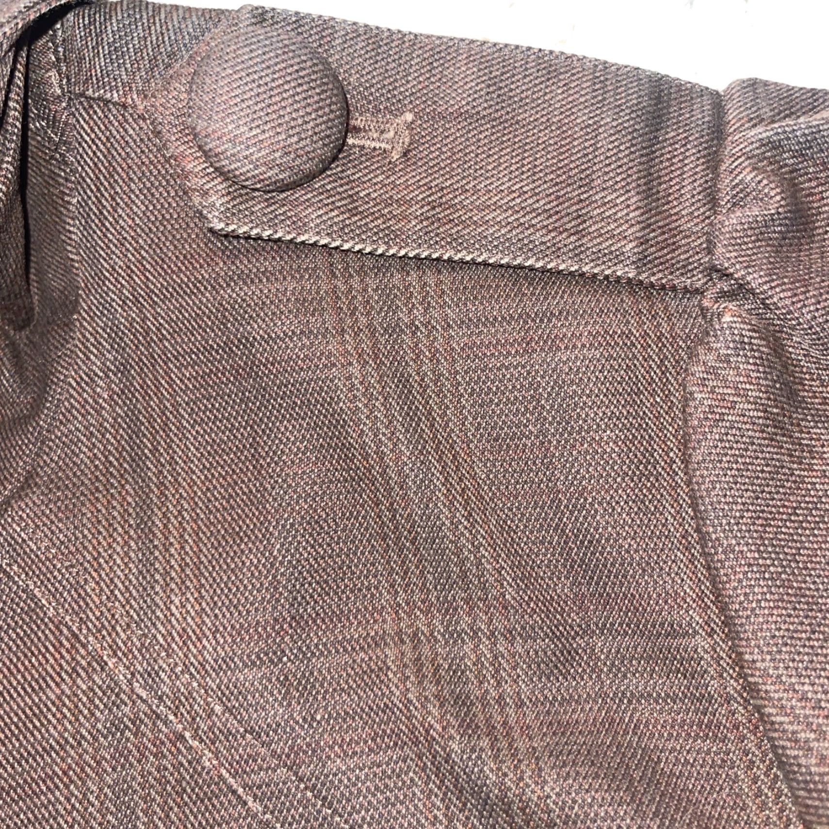 Vintage Ruff Hewn Well Worn Brown Short Jacket Top Womens Size Medium Size L / US 10 / IT 46 - 5 Thumbnail