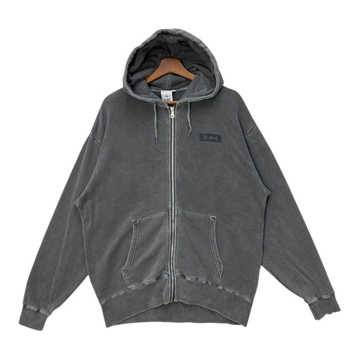 X-Girl X-Girl Hoodie Fullzip Big Spellout Size Medium Size M / US 6-8 / IT 42-44 - 1 Thumbnail