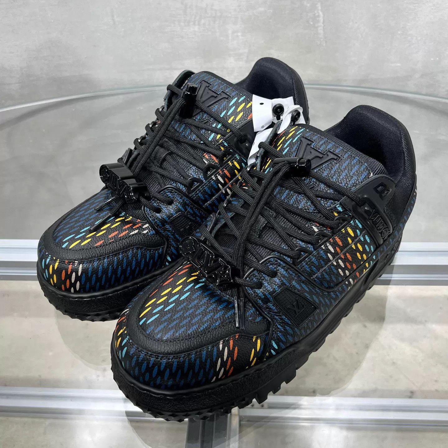 Louis Vuitton LV Trainer Maxi Black Multicolor UK6.5/40.5 Size US 7.5 / EU 40-41 - 2 Thumbnail