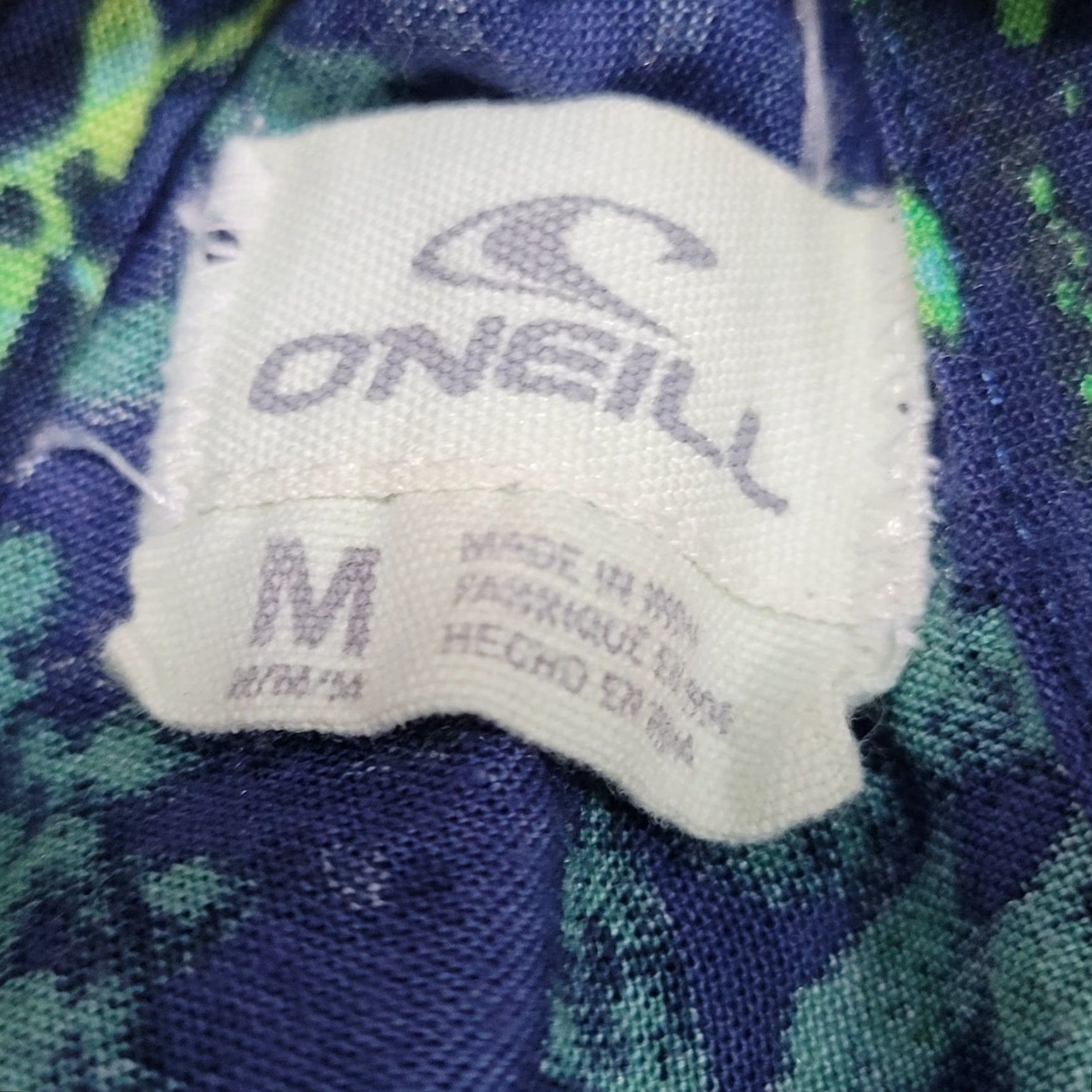 O'Neill O’Neill Maxi Dress Halter Adjustable Side Slit Floral Blue Green M Women Size M / US 6-8 / IT 42-44 - 3 Thumbnail