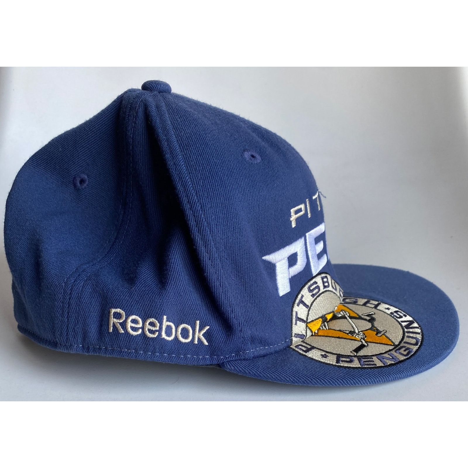 NHL × Reebok Pittsburgh Penguins 2011 RBK FlexFit cap 7 1/4 5/8 blue NHL Size ONE SIZE - 6 Thumbnail