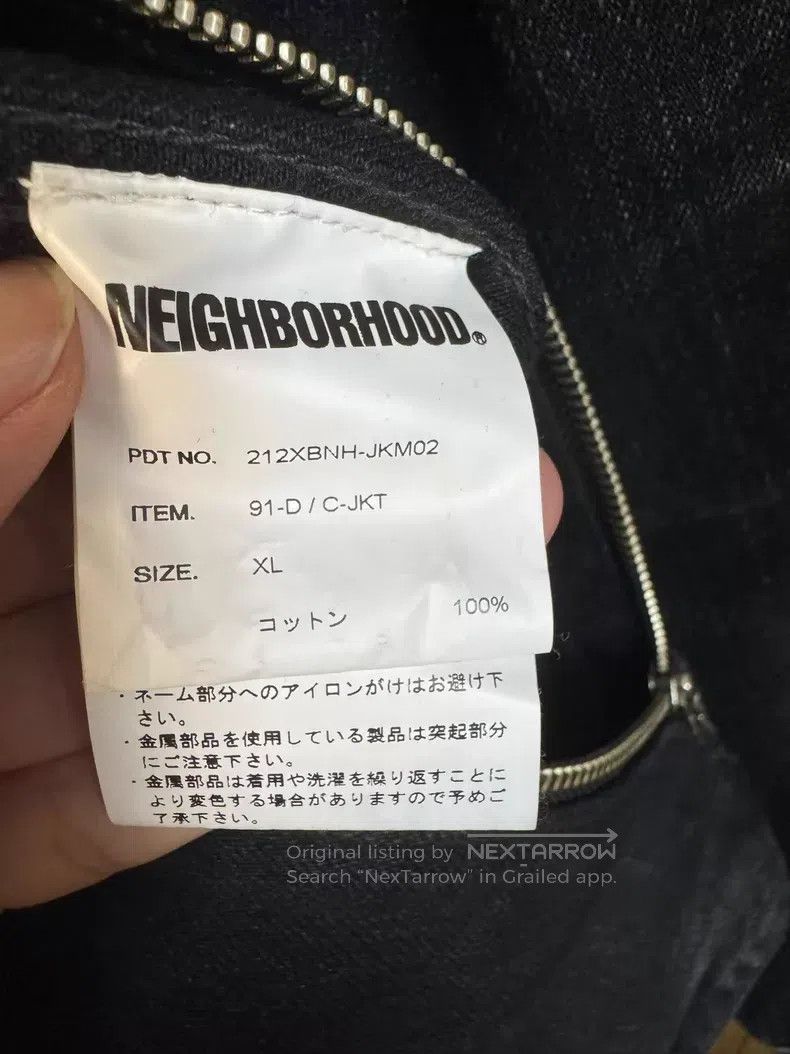 Neighborhood Neighborhood Washed Zip Denim Jacket Size US XL / EU 56 / 4 - 3 Thumbnail