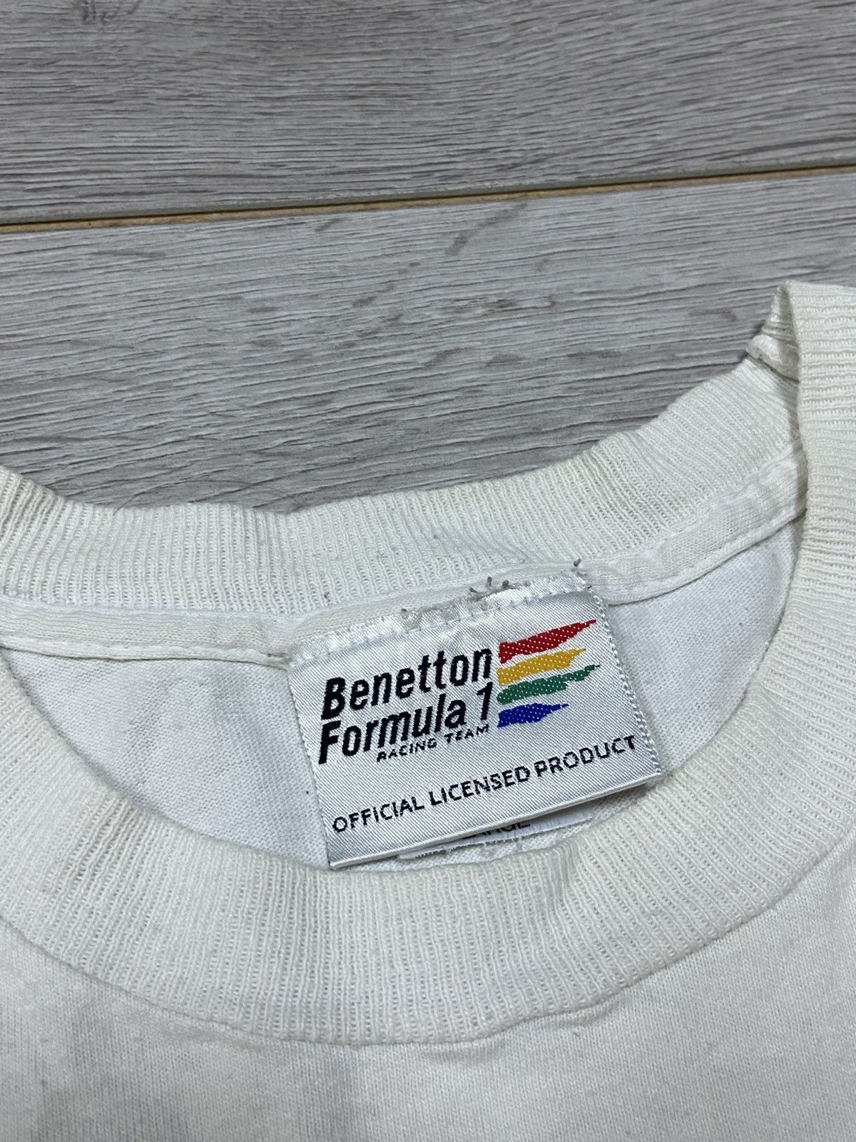 Benetton Formula 1 Benetton bolid vintage t-shirt Size US L / EU 52-54 / 3 - 3 Thumbnail