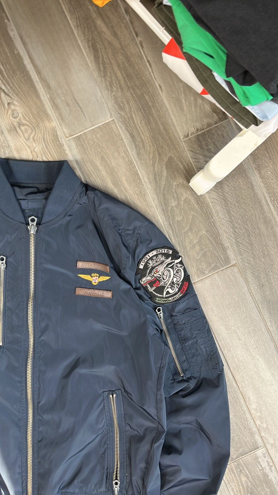 Other Italian Navy Aviazione Navale nylon bomber Size US L / EU 52-54 / 3 - 2 Thumbnail