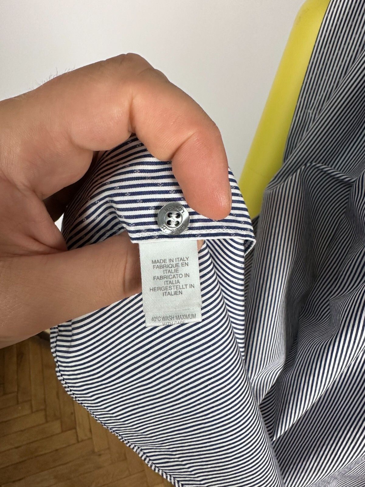 Paul Smith Paul Smith Dress Shirt Size 17.5 44 Striped Formal Slim Fit Size US L / EU 52-54 / 3 - 8 Thumbnail
