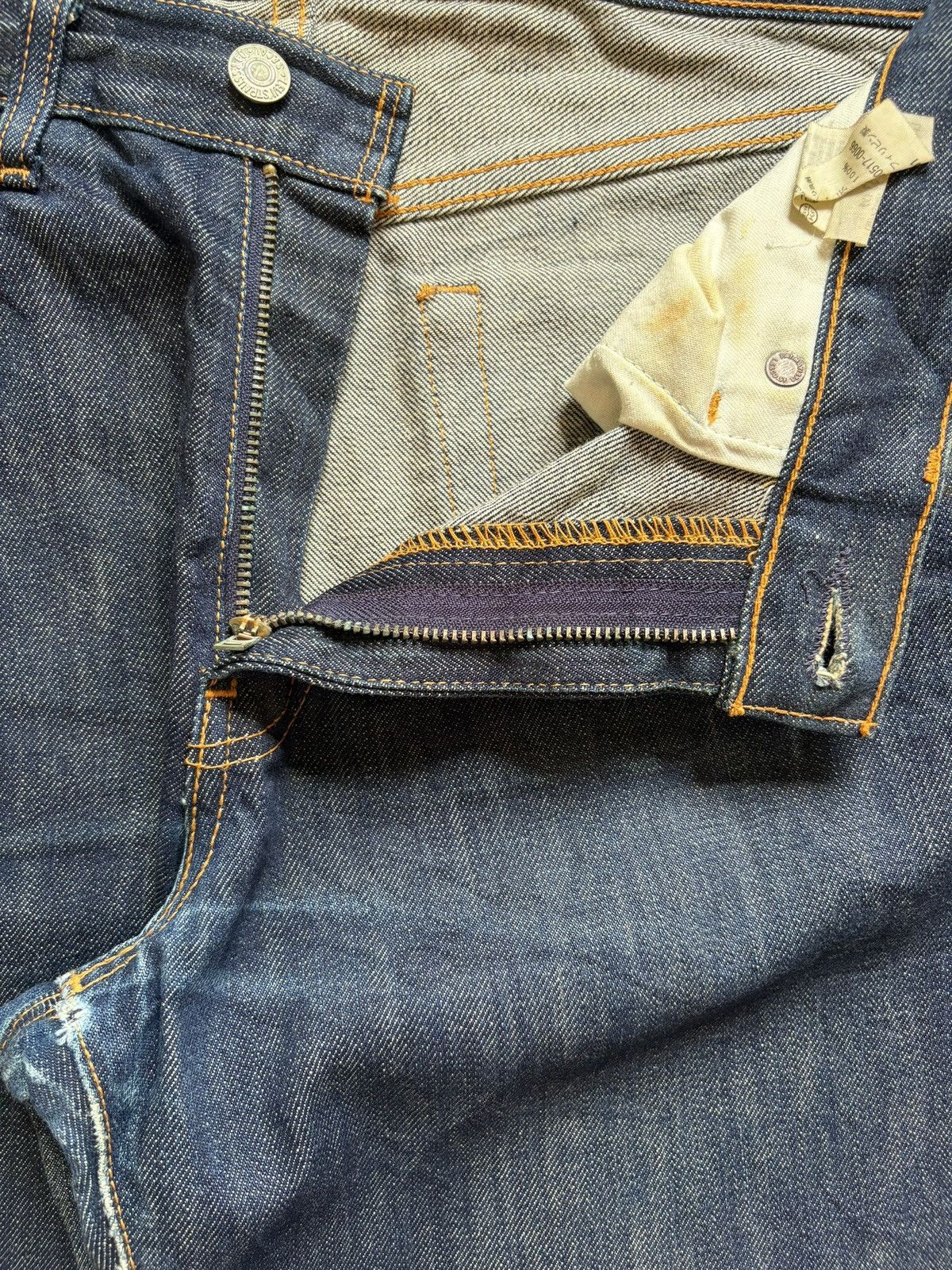 Levi's Vintage 90s Levis 517 Blue Wash Bootcut Jeans Size US 33 - 9 Thumbnail